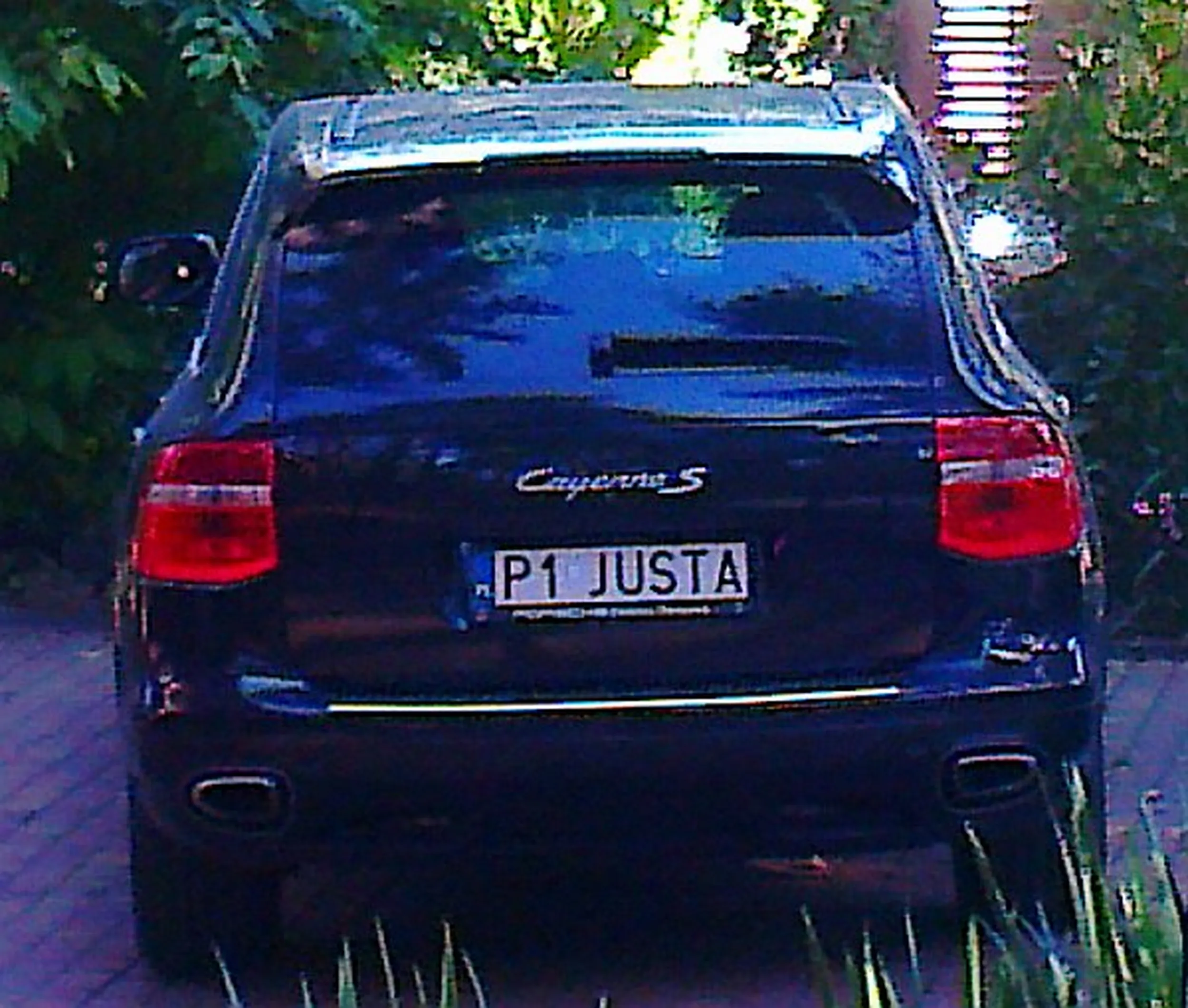 Fajny numer, blacha P1 JUSTA