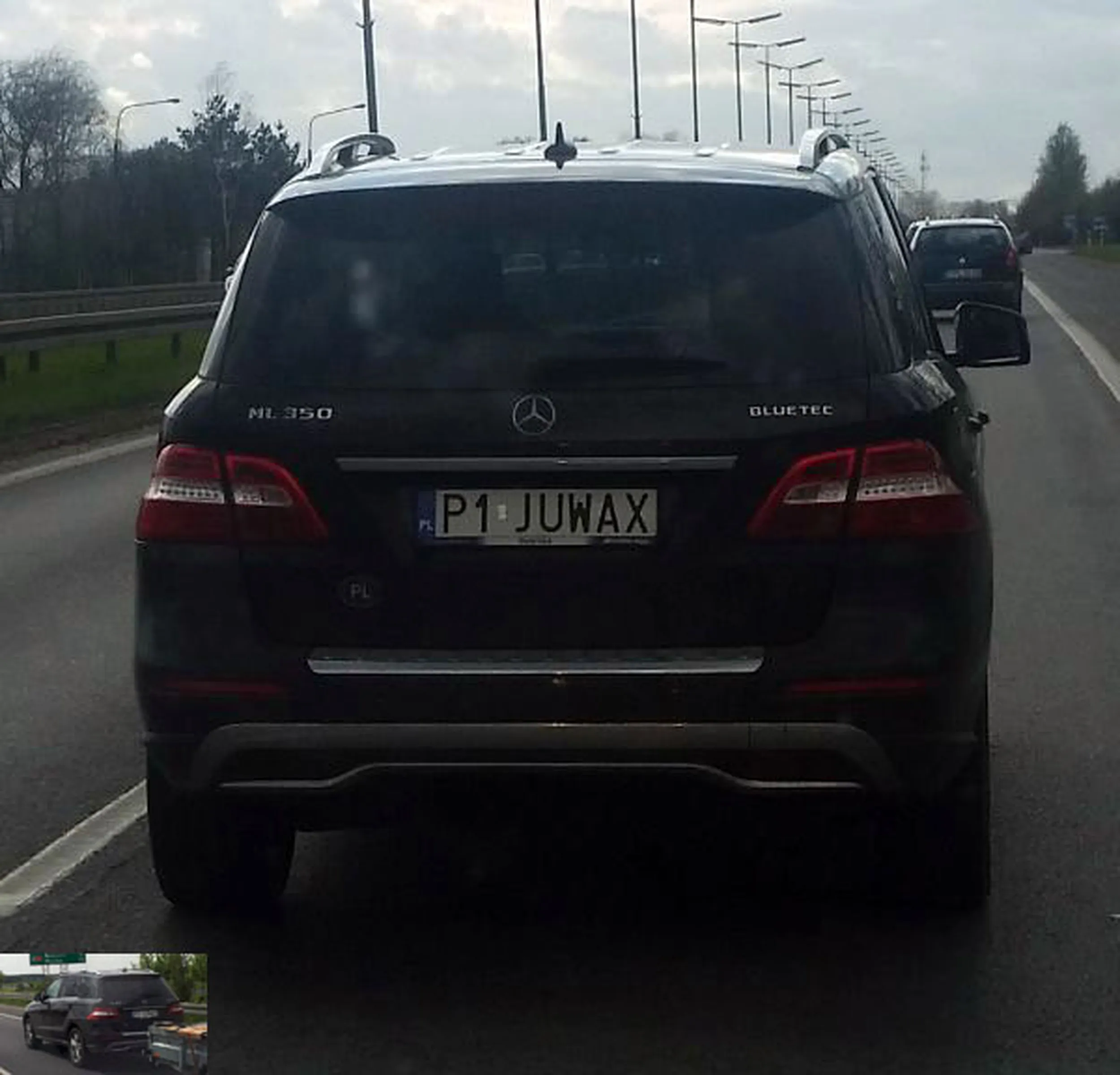 Fajny numer, blacha P1 JUWAX