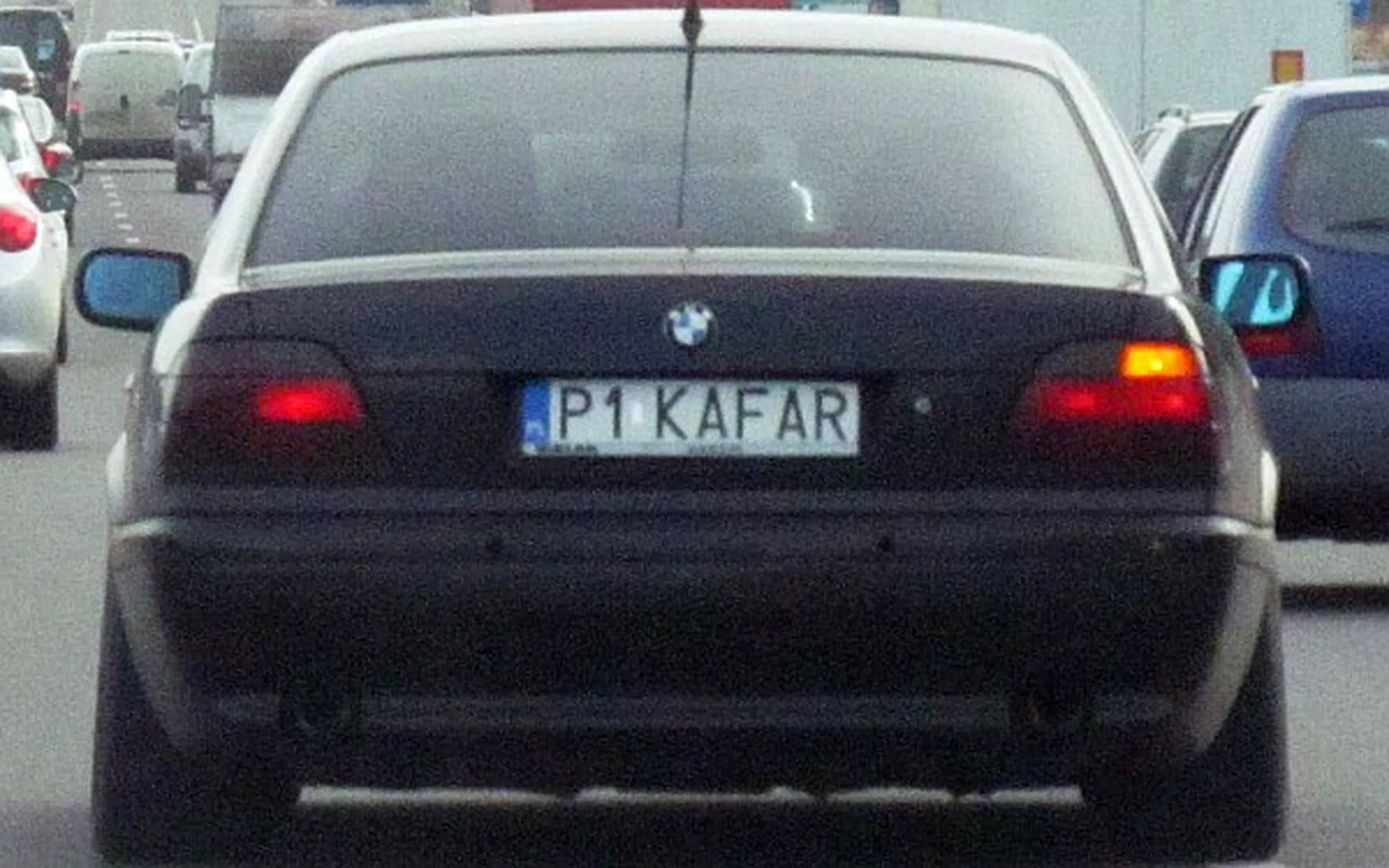 Fajny numer, blacha P1 KAFAR