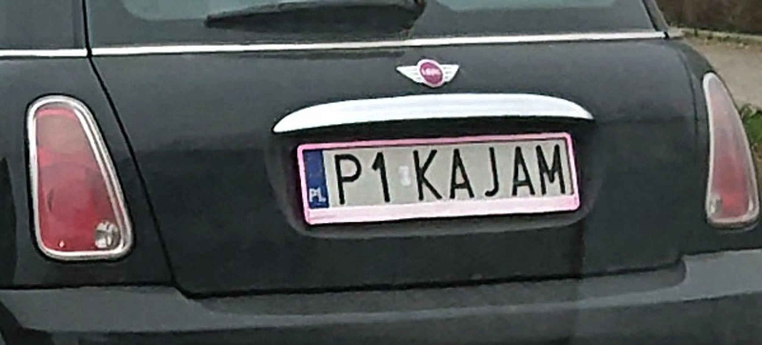 Fajny numer, blacha P1 KAJAM