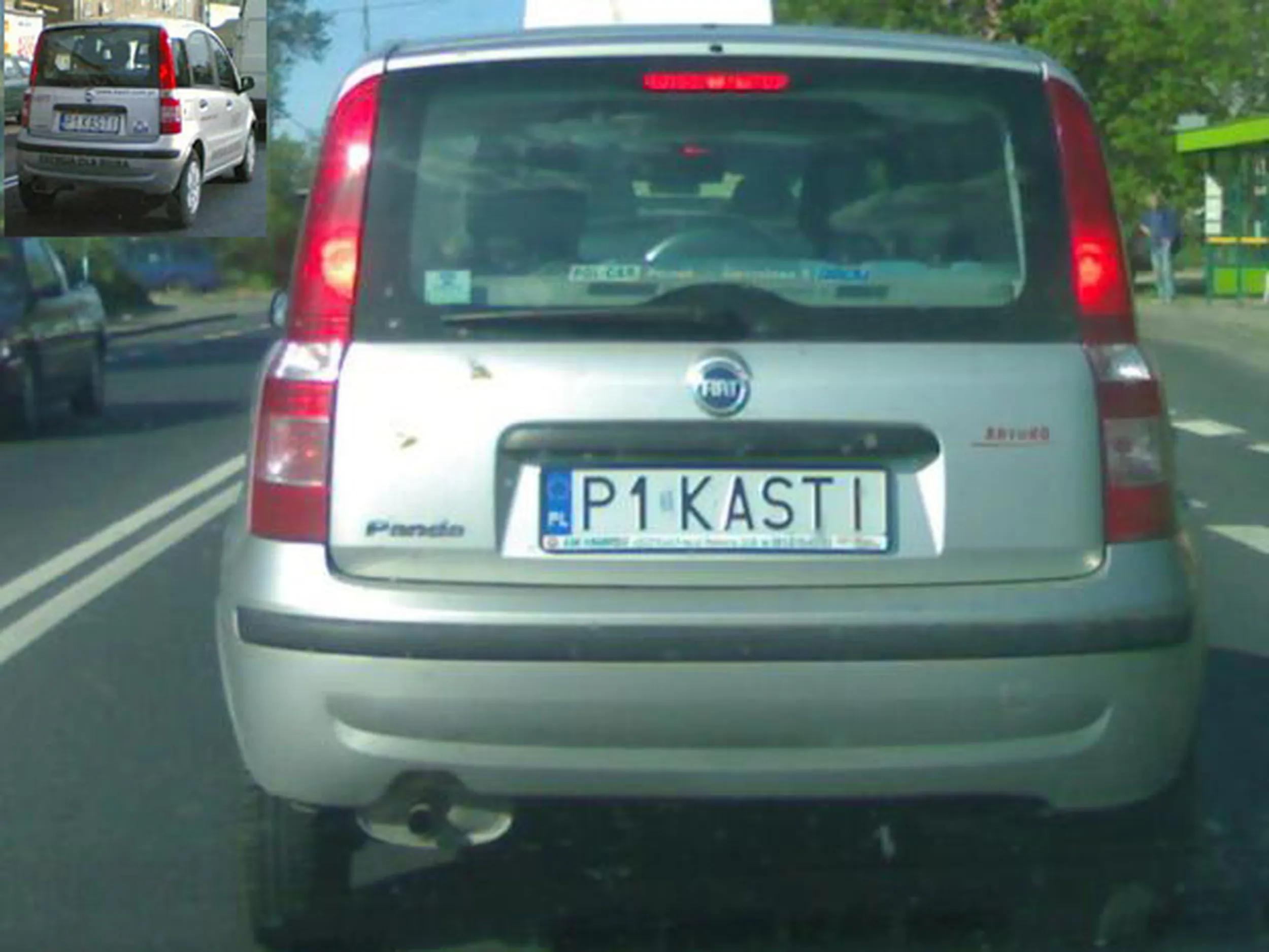 Fajny numer, blacha P1 KASTI