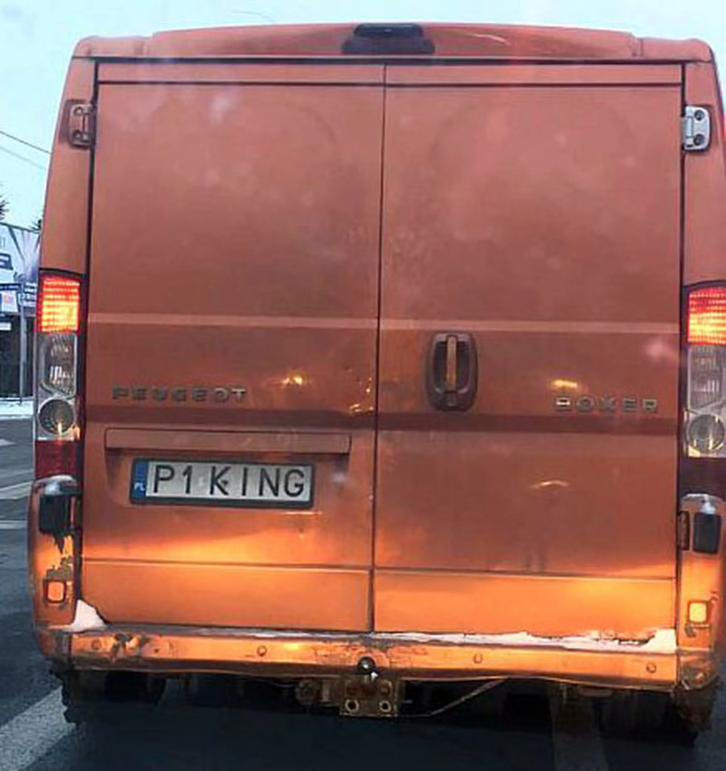 Fajny numer, blacha P1 KING