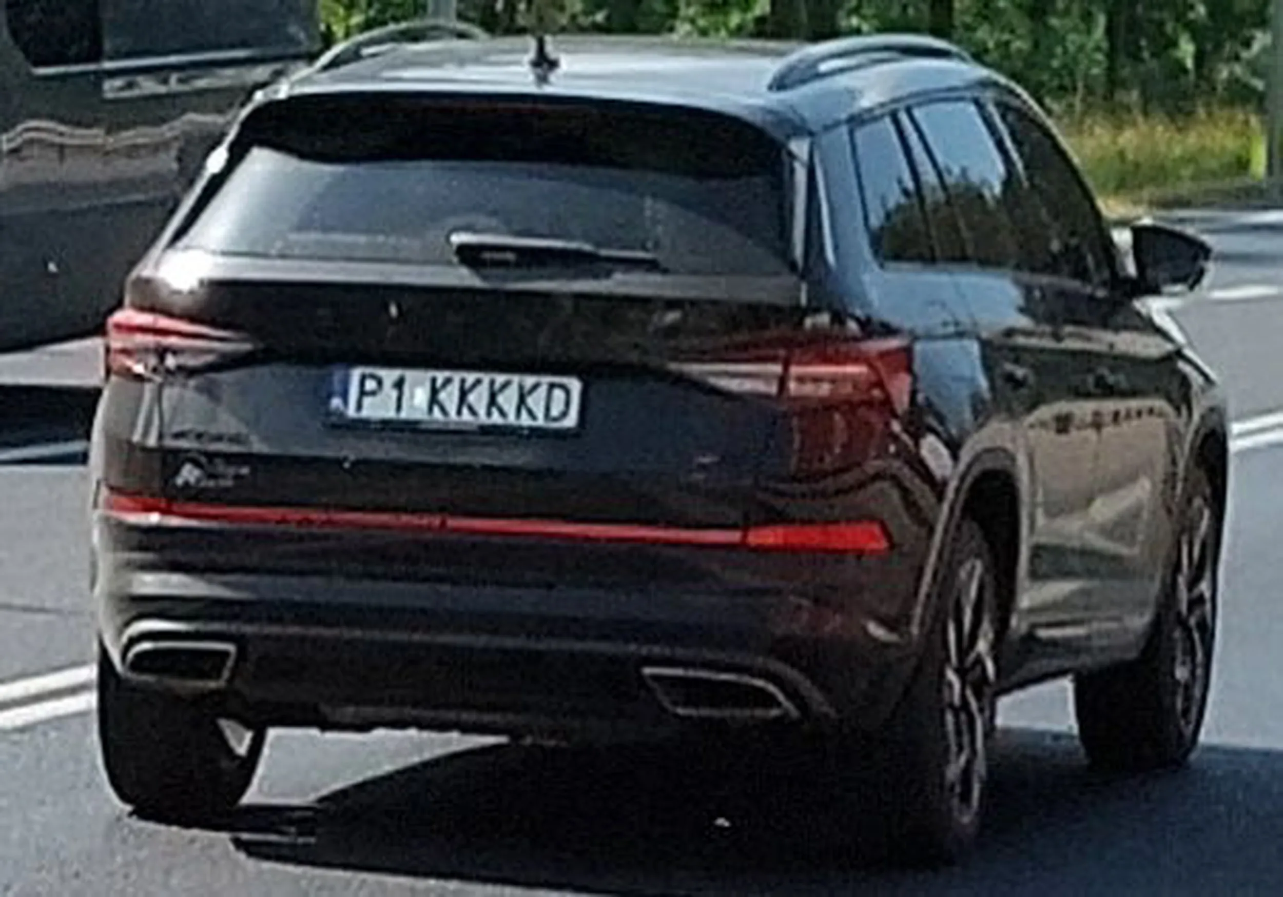 Fajny numer, blacha P1 KKKKD