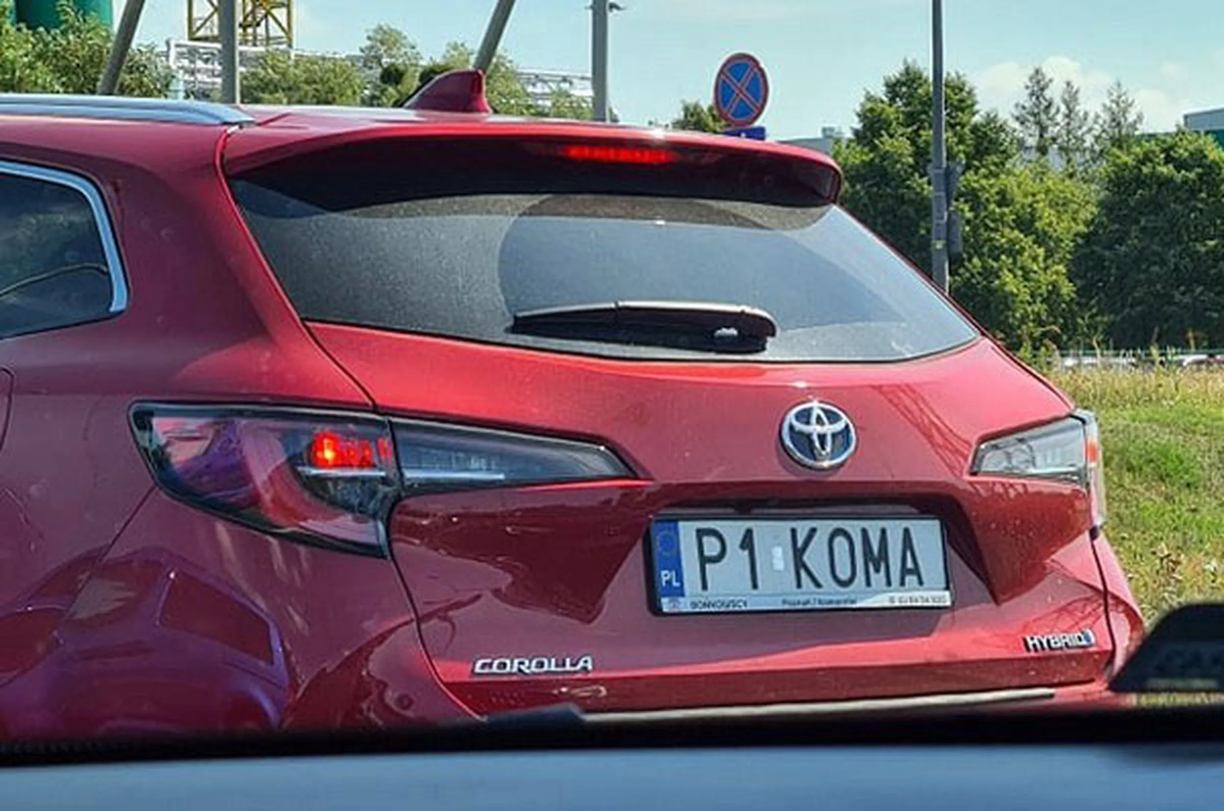 Fajny numer, blacha P1 KOMA