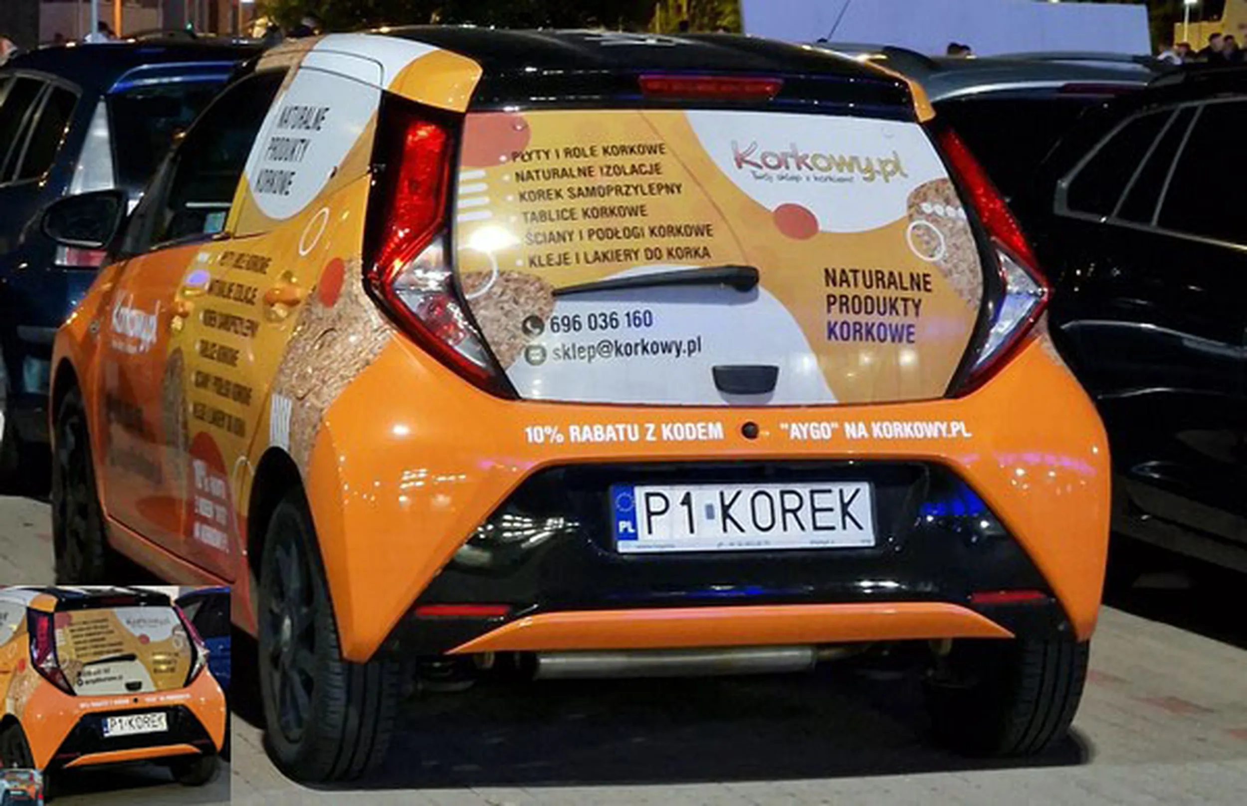 Fajny numer, blacha P1 KOREK