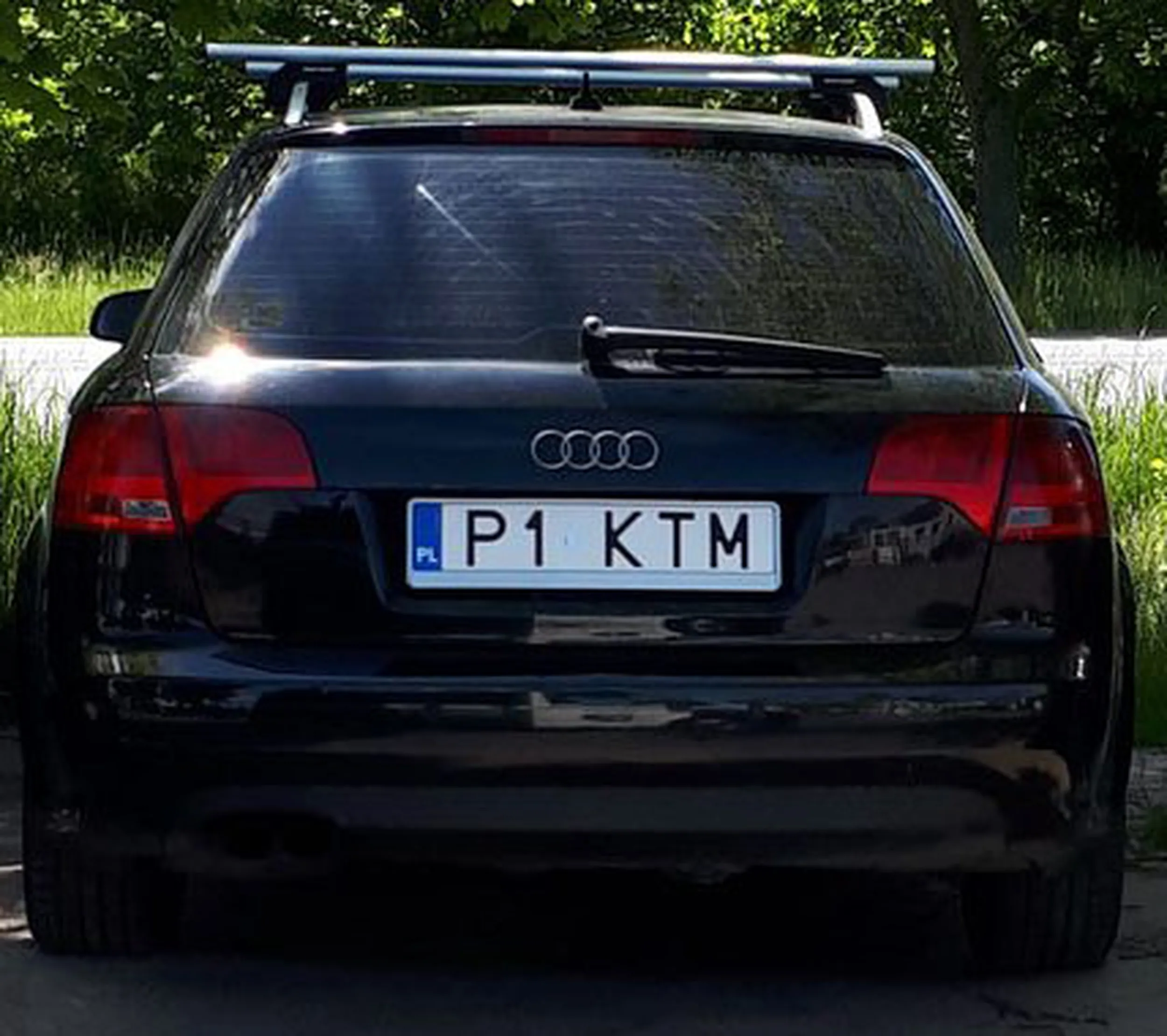 Fajny numer, blacha P1 KTM