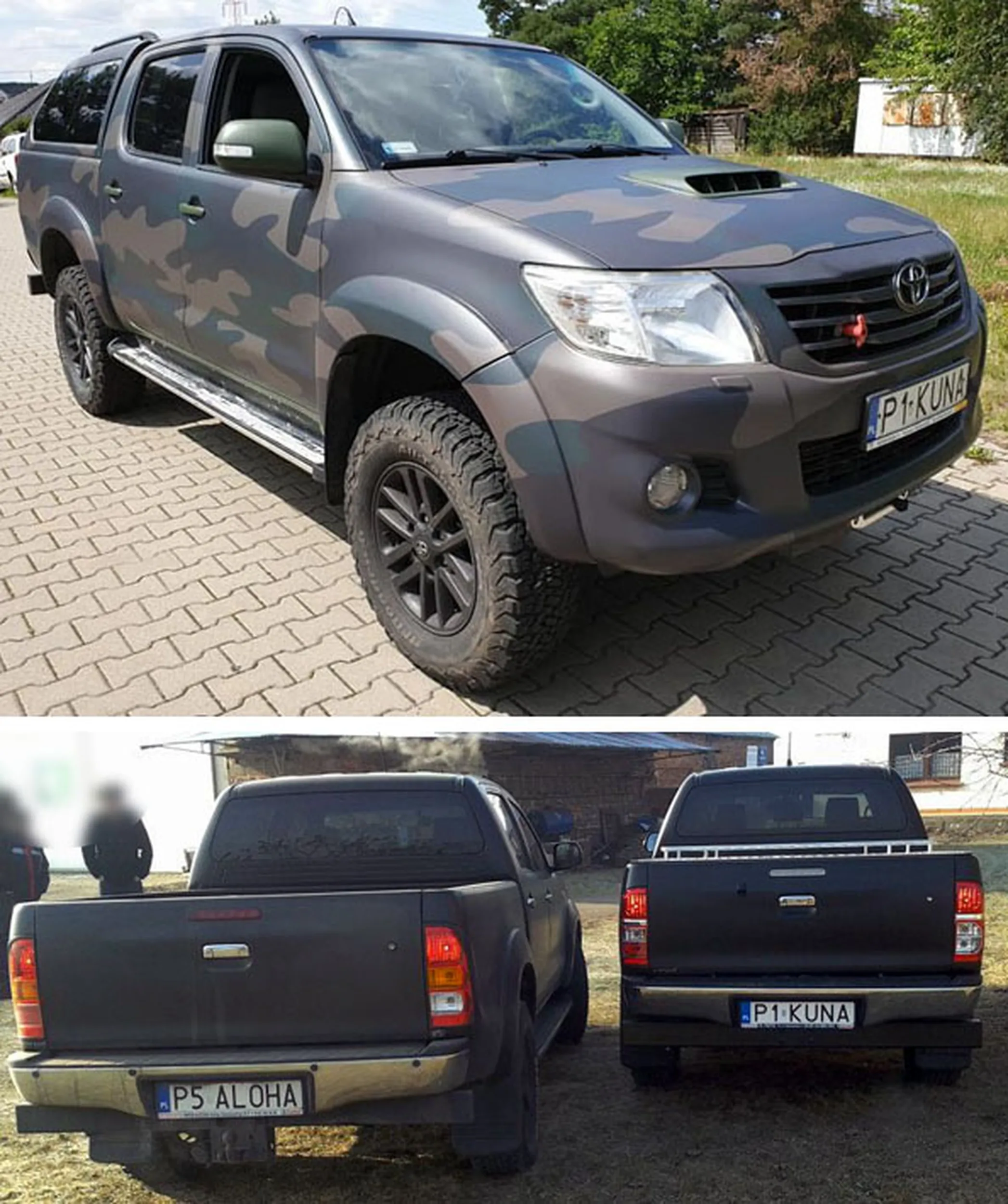 Fajny numer, blacha P1 KUNA