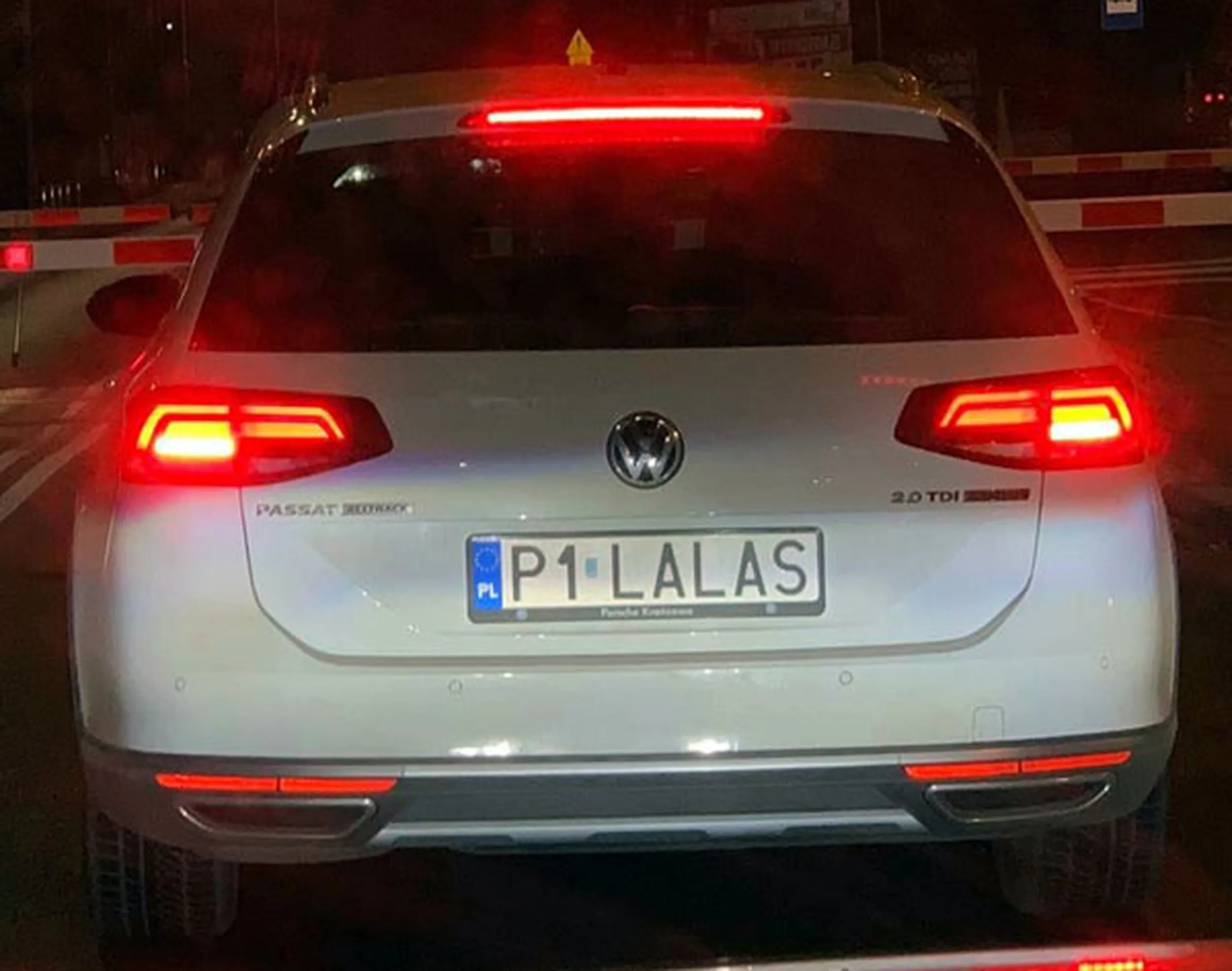 Fajny numer, blacha P1 LALAS