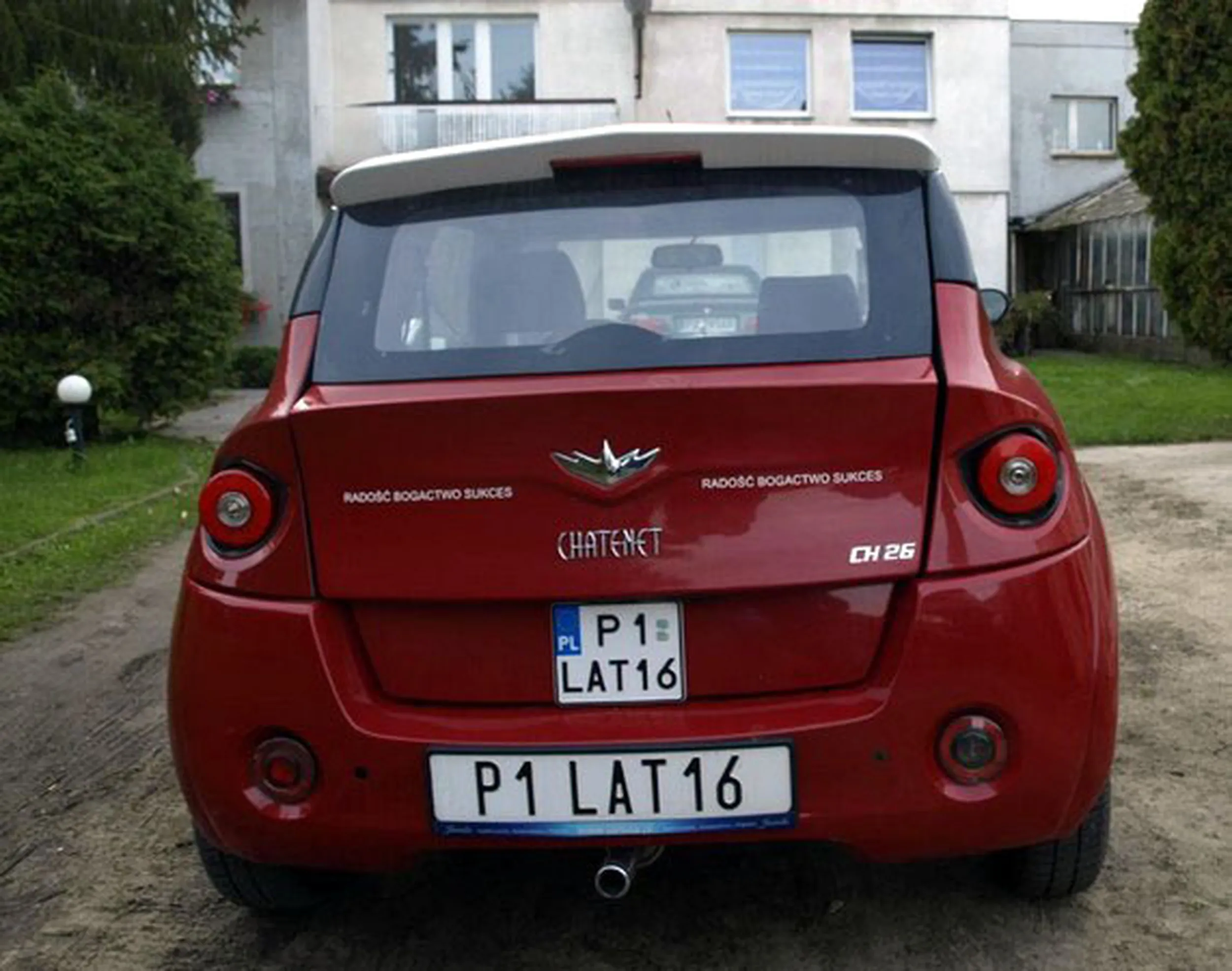 Fajny numer, blacha P1 LAT16