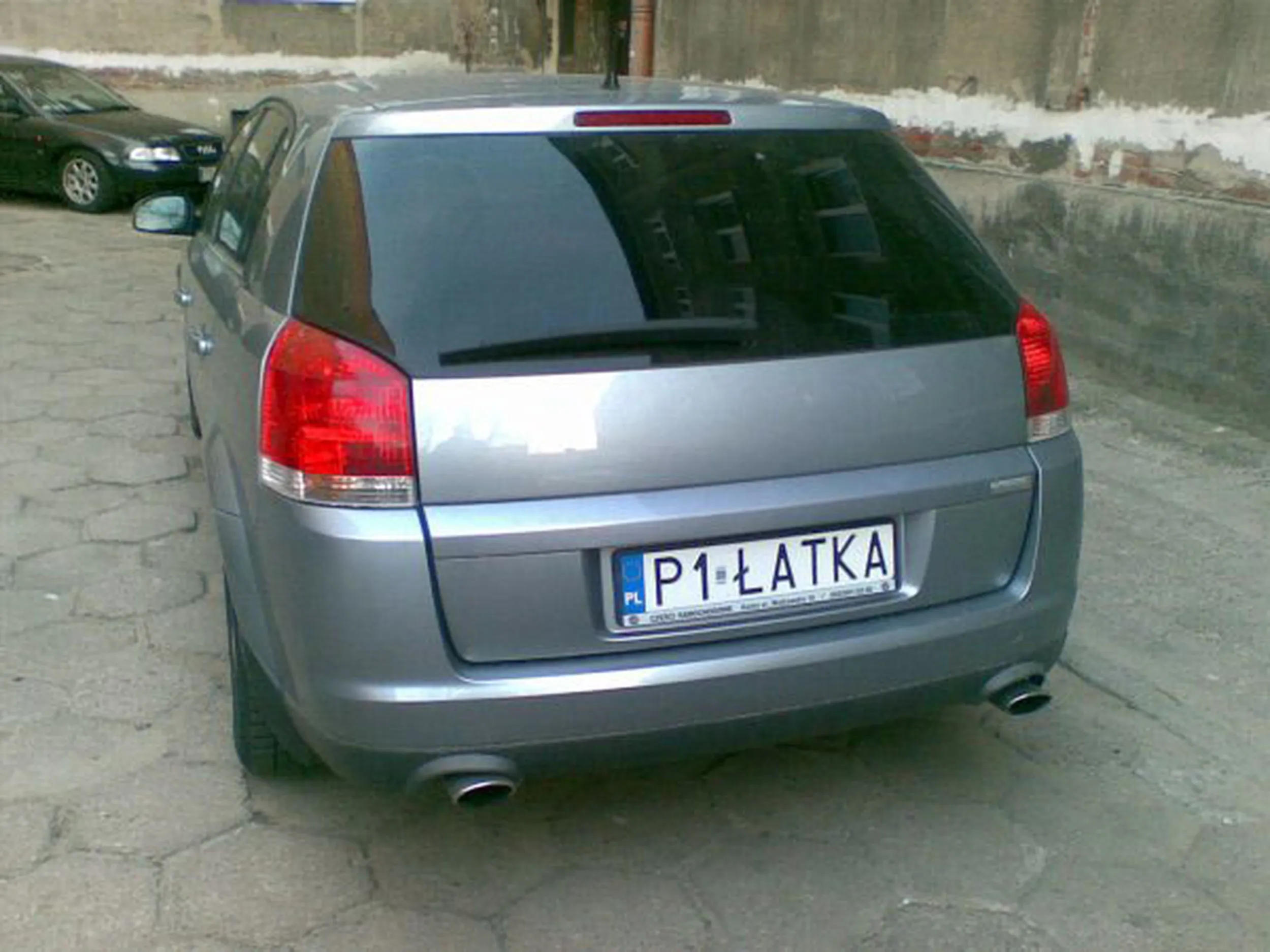 Fajny numer, blacha P1 LATKA