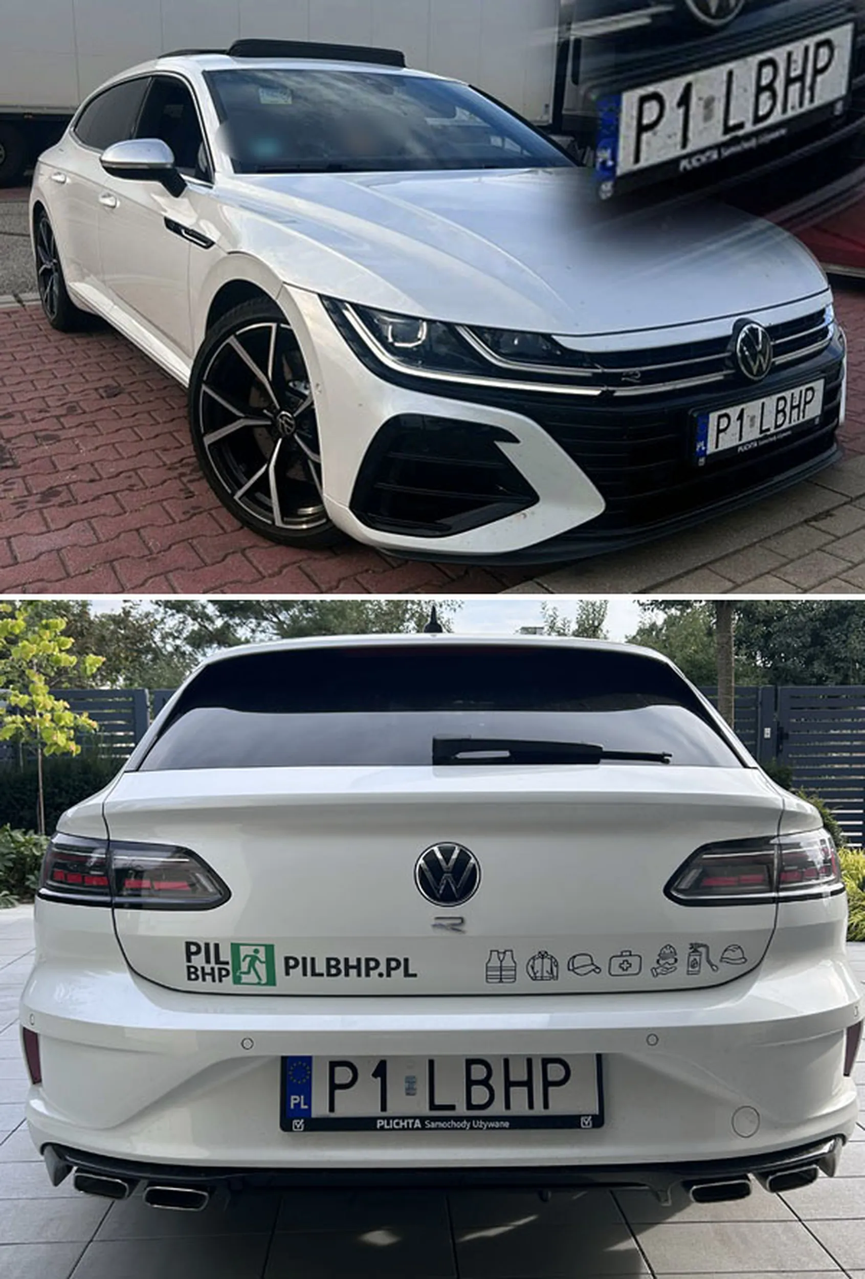 Fajny numer, blacha P1 LBHP