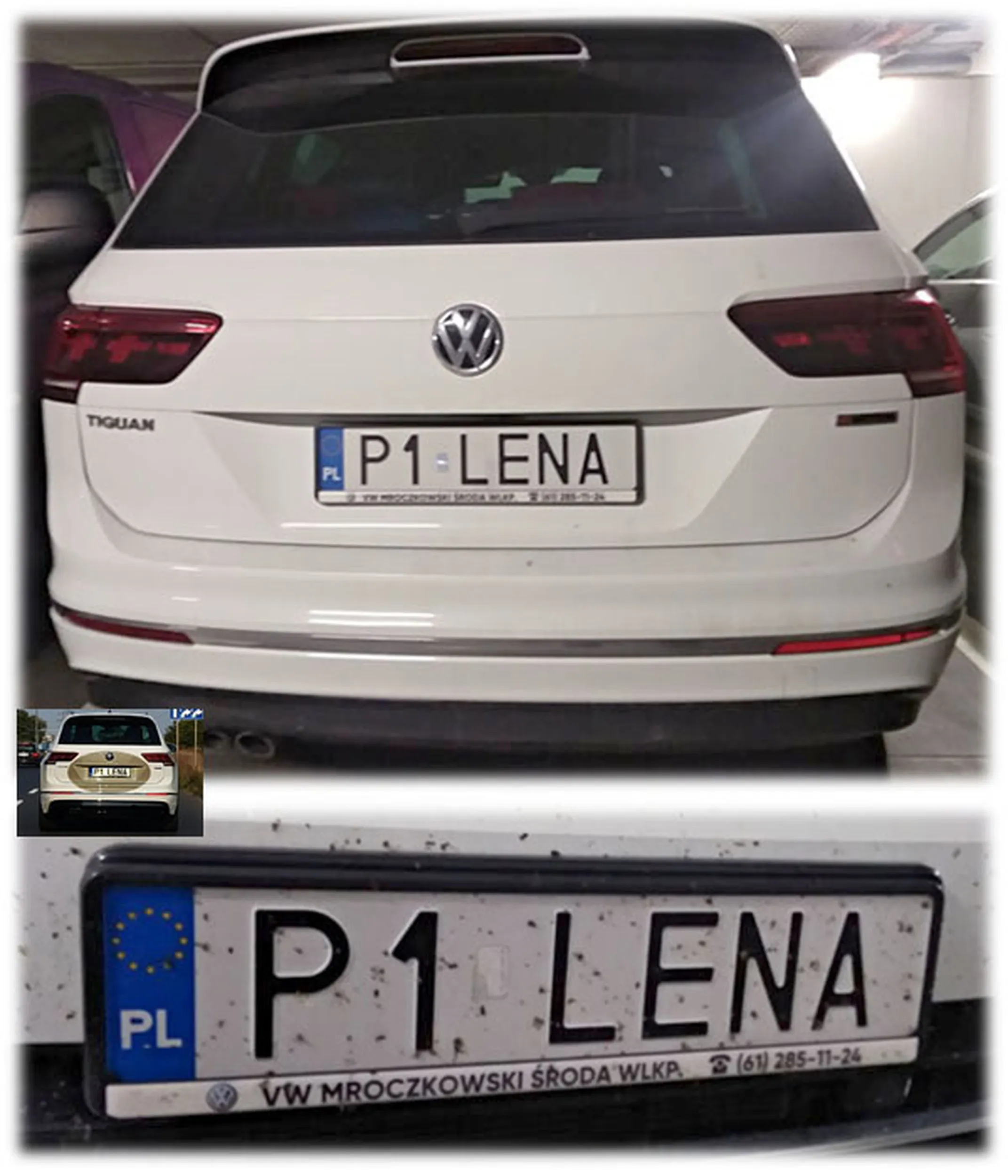 Fajny numer, blacha P1 LENA