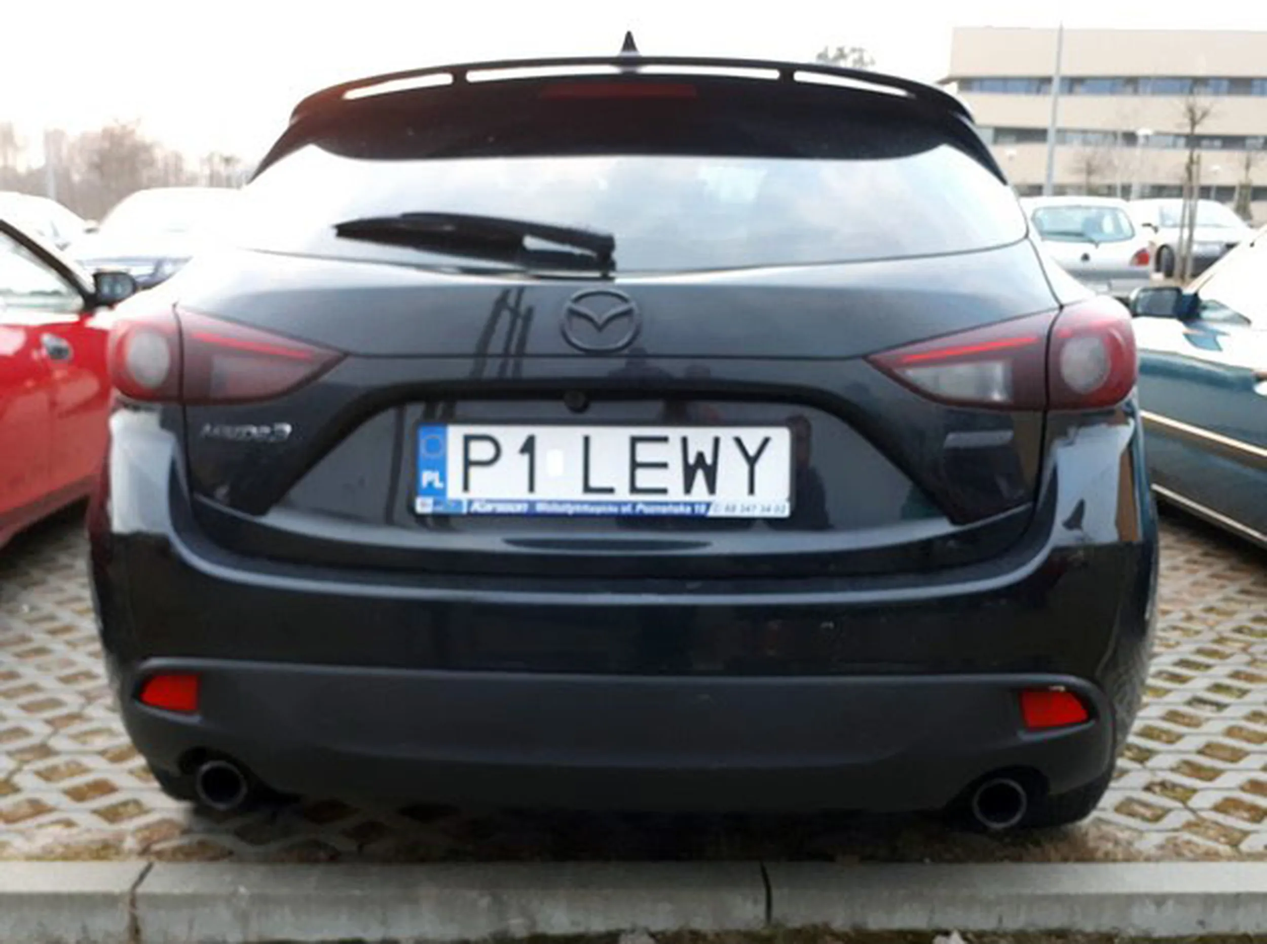 Fajny numer, blacha P1 LEWY