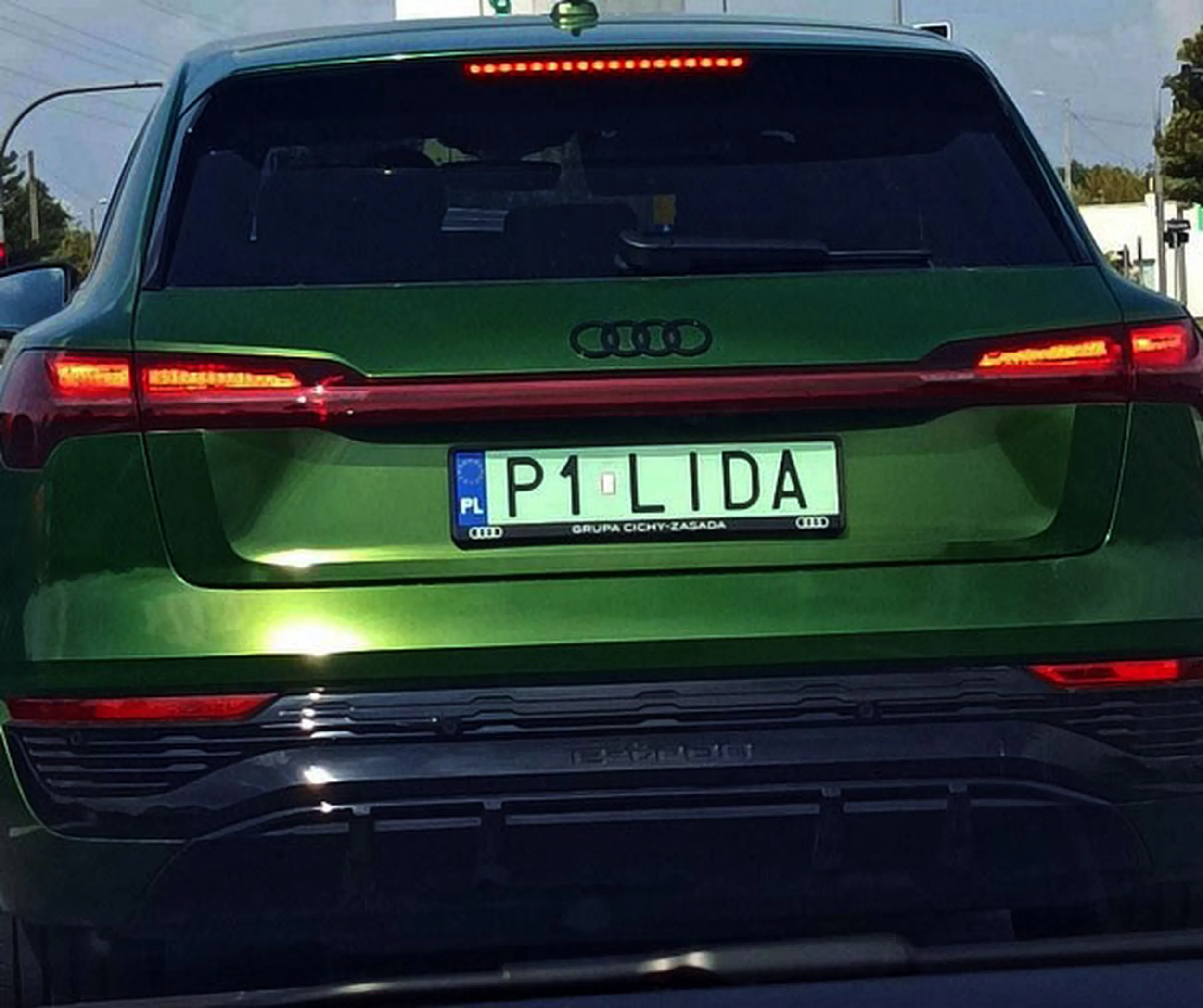 Fajny numer, blacha P1 LIDA