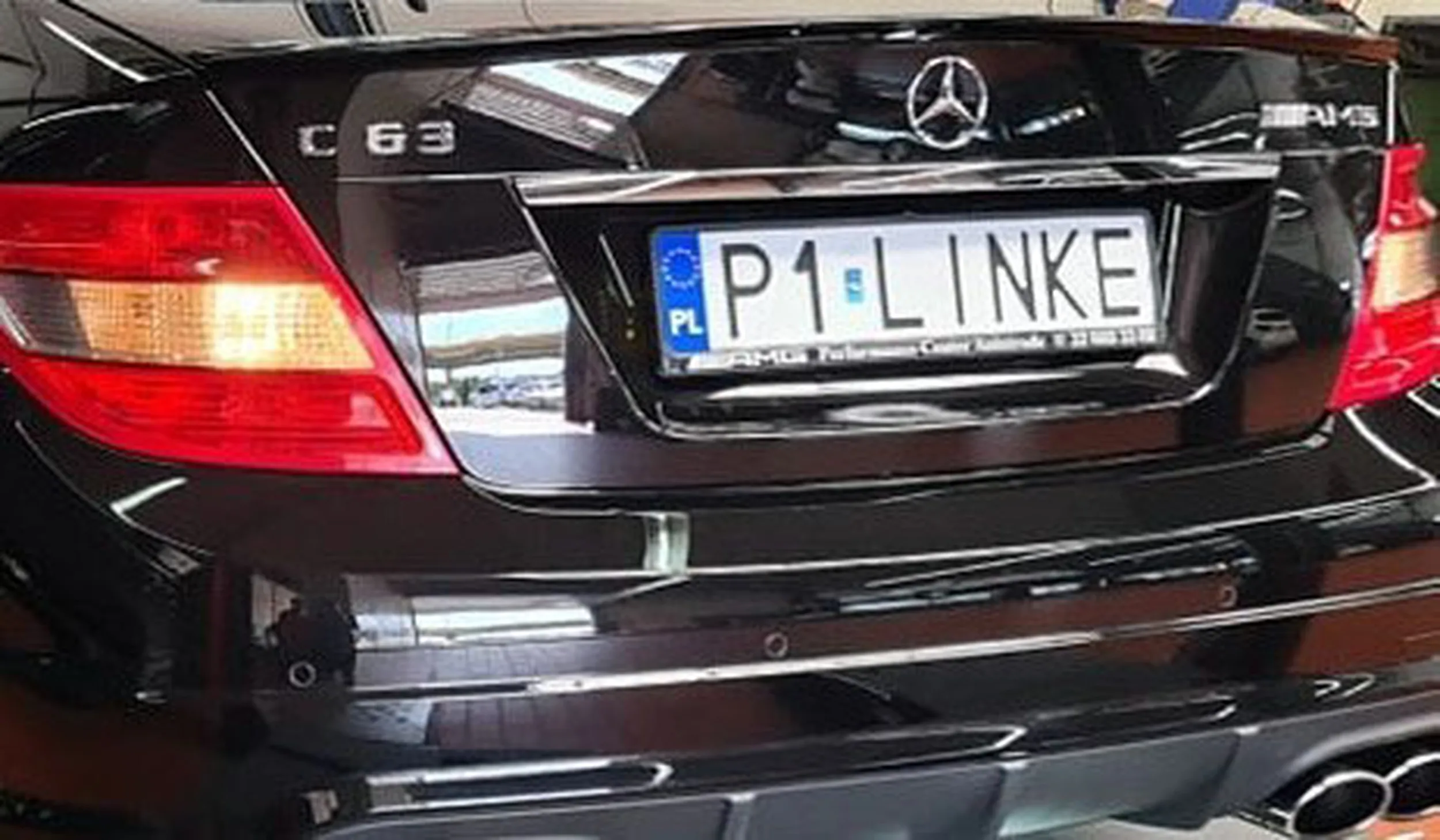 Fajny numer, blacha P1 LINKE