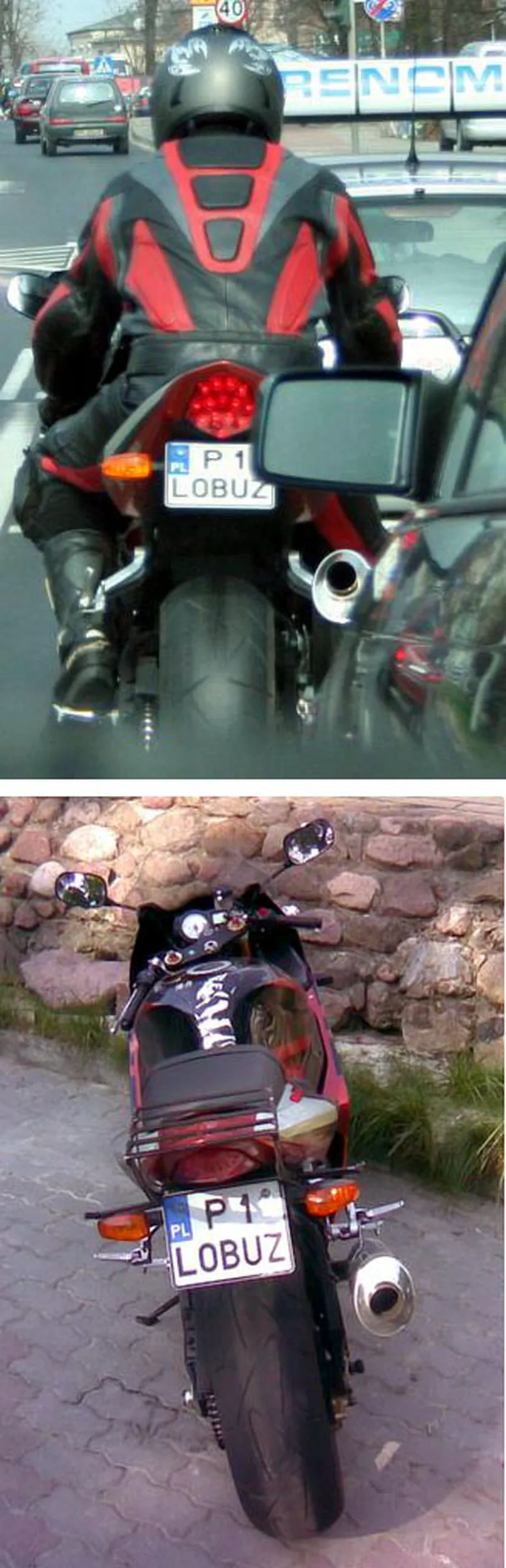 Fajny numer, blacha P1 LOBUZ