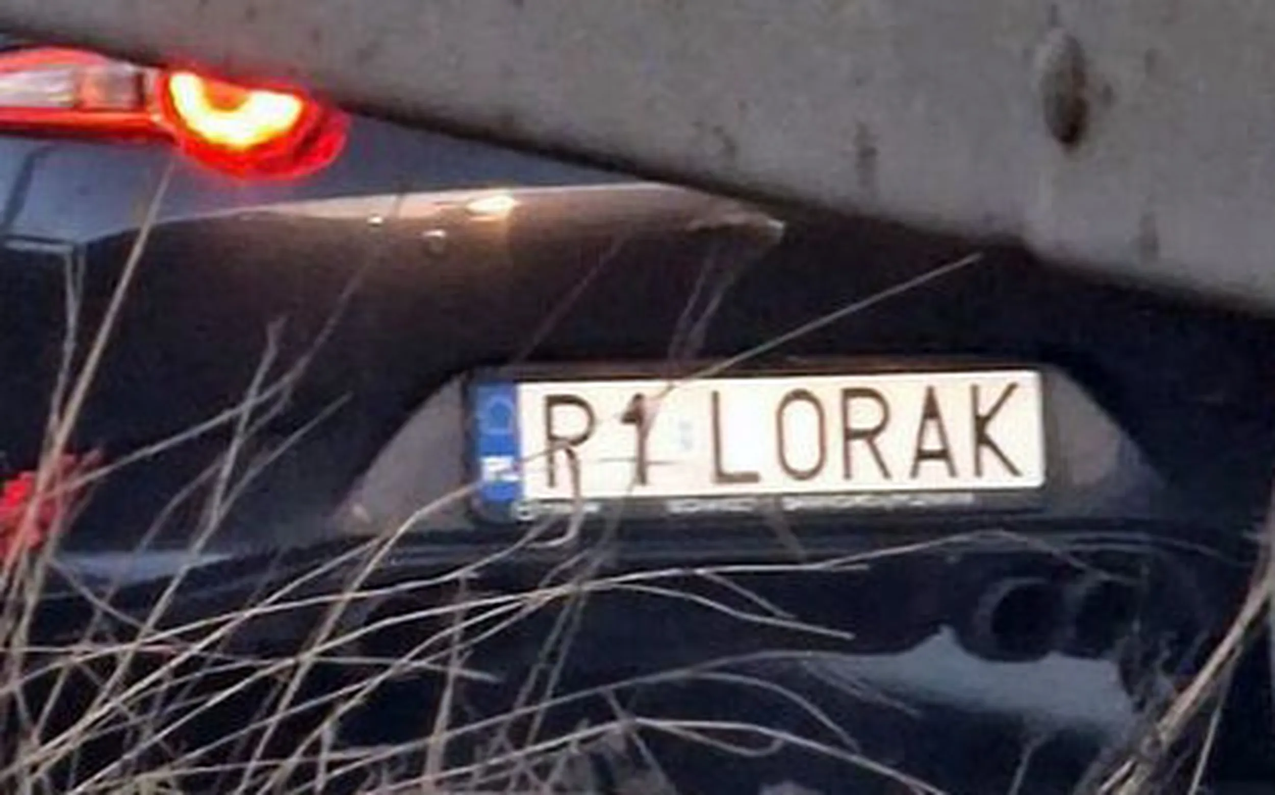 Fajny numer, blacha P1 LORAK
