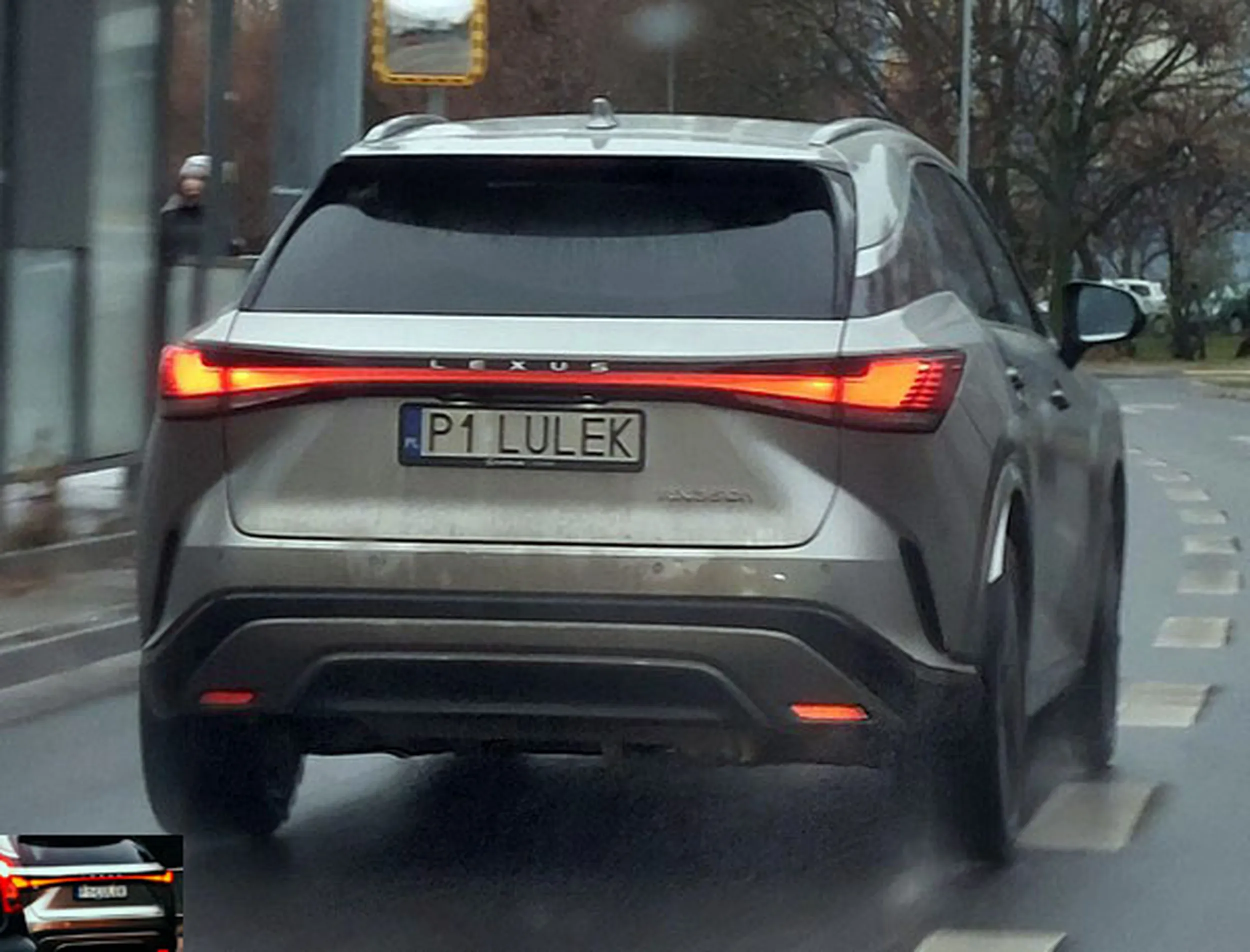 Fajny numer, blacha P1 LULEK