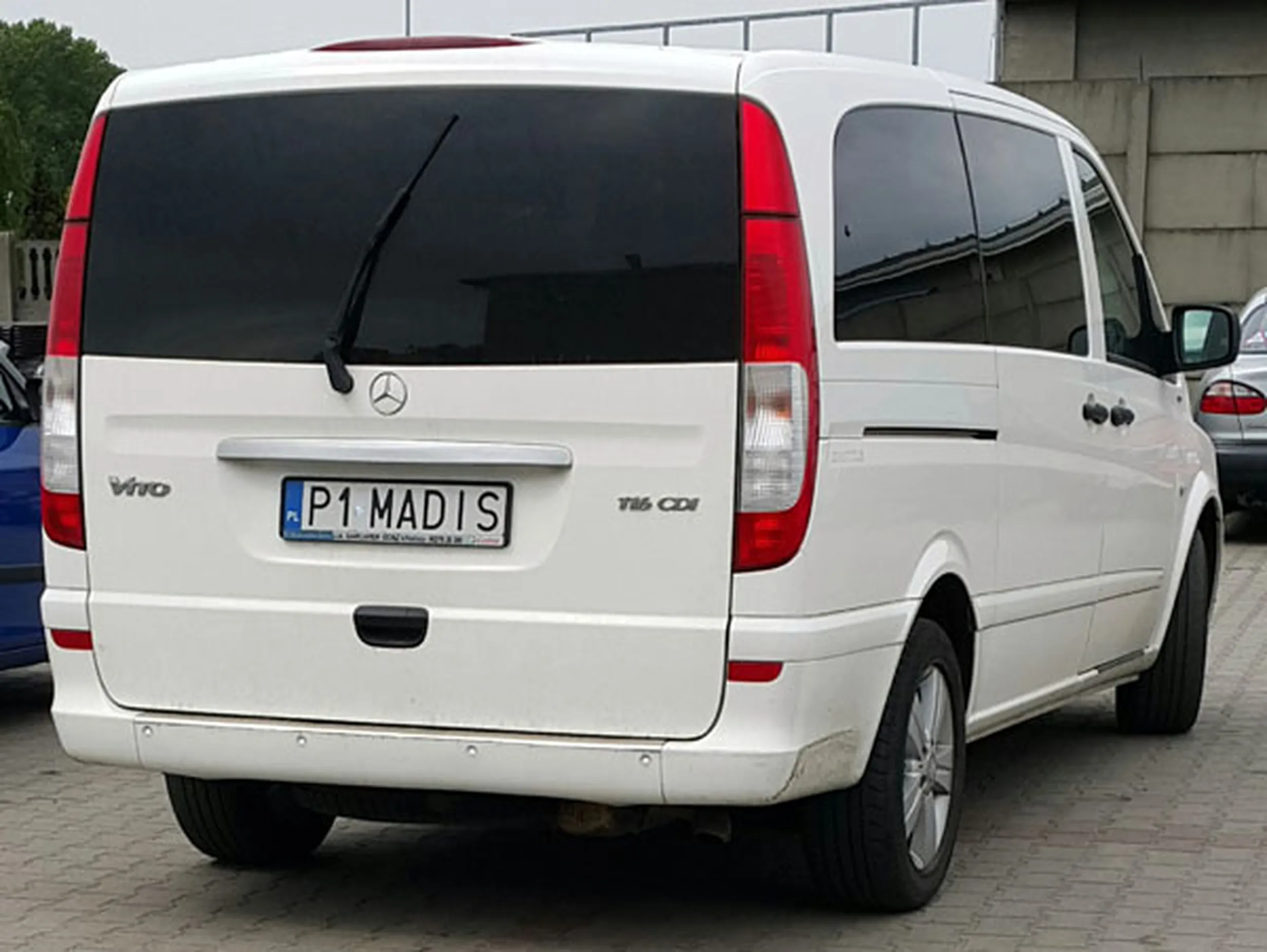 Fajny numer, blacha P1 MADIS