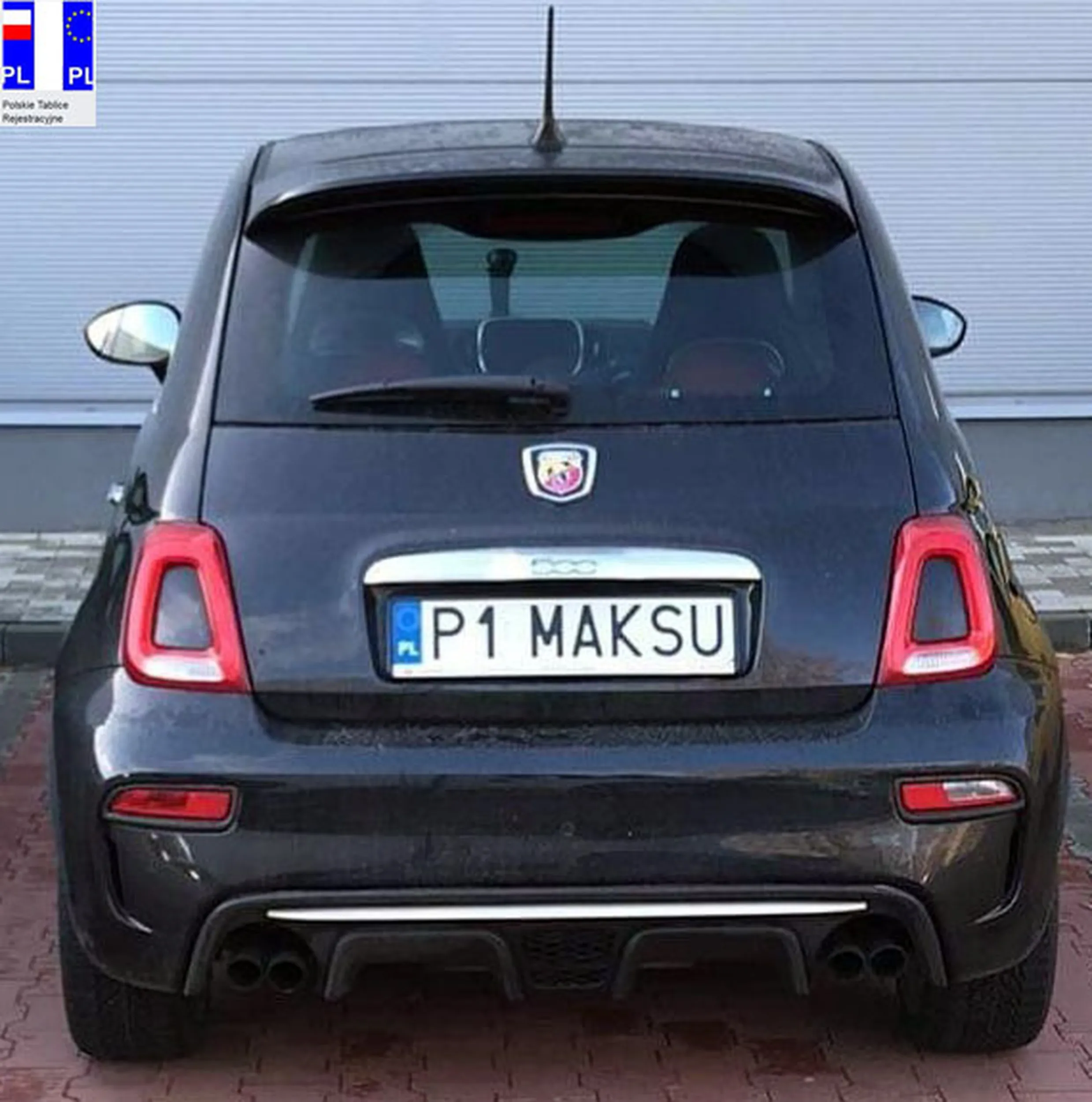 Fajny numer, blacha P1 MAKSU