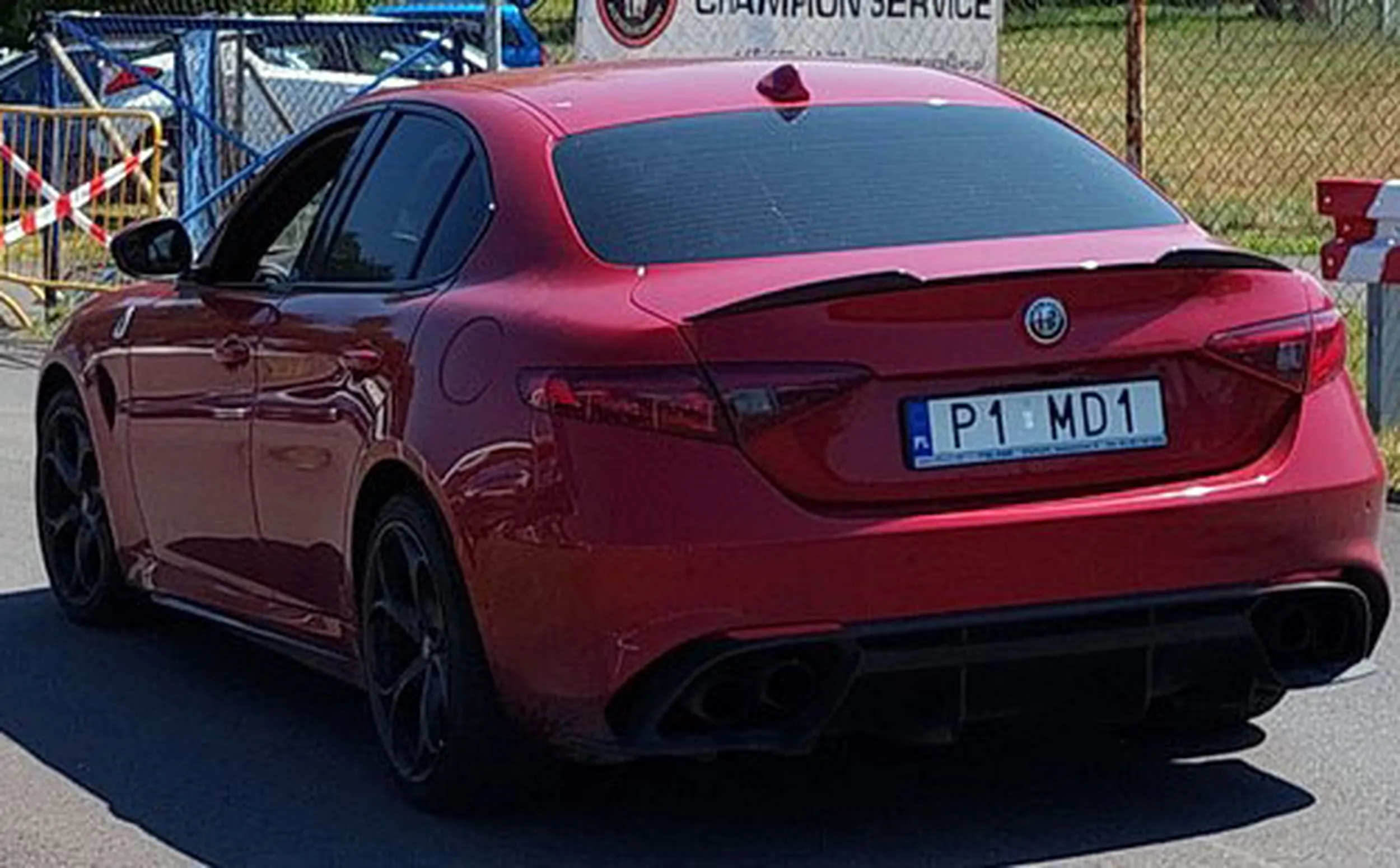 Fajny numer, blacha P1 MD1