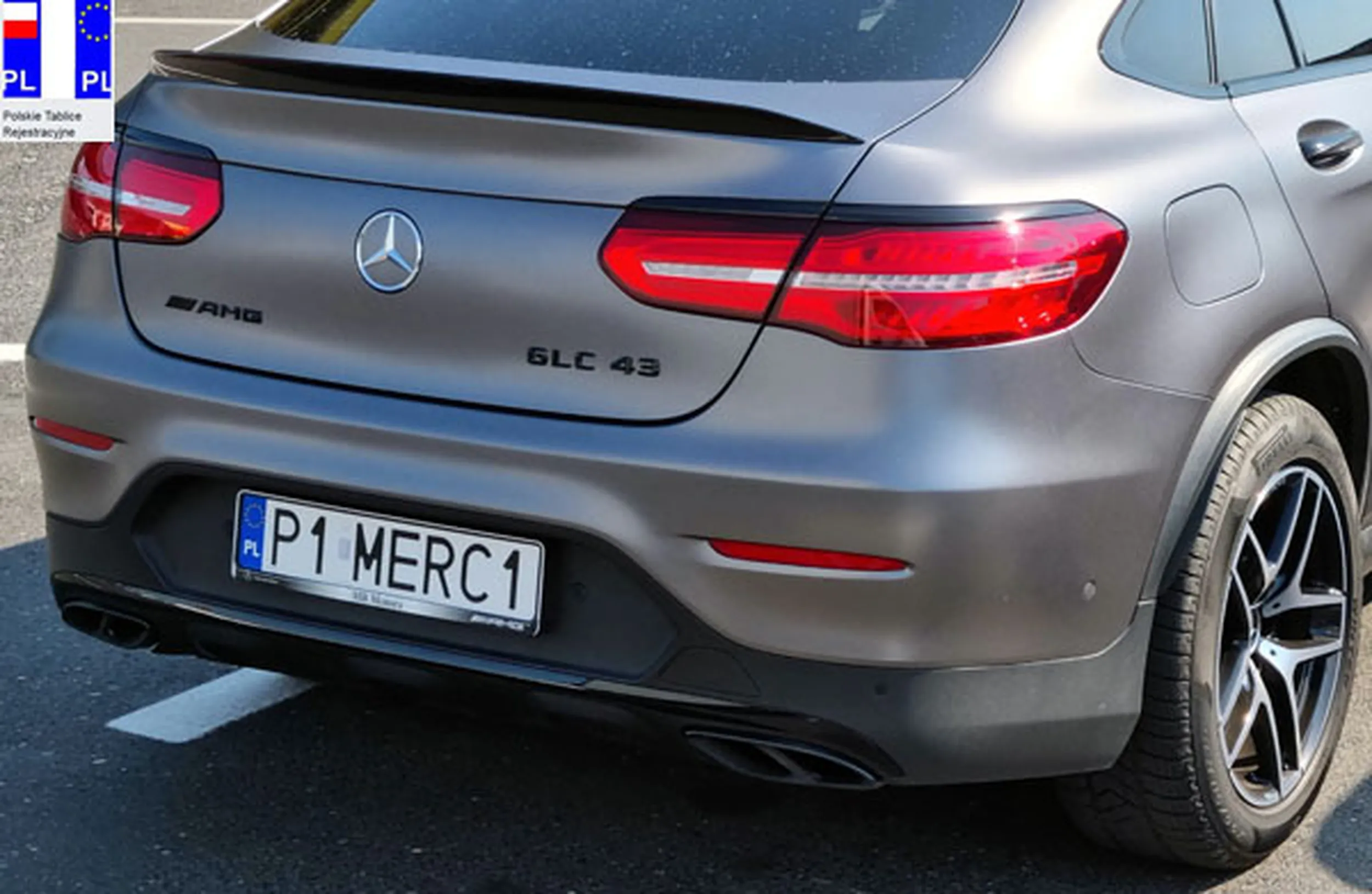 Fajny numer, blacha P1 MERC1