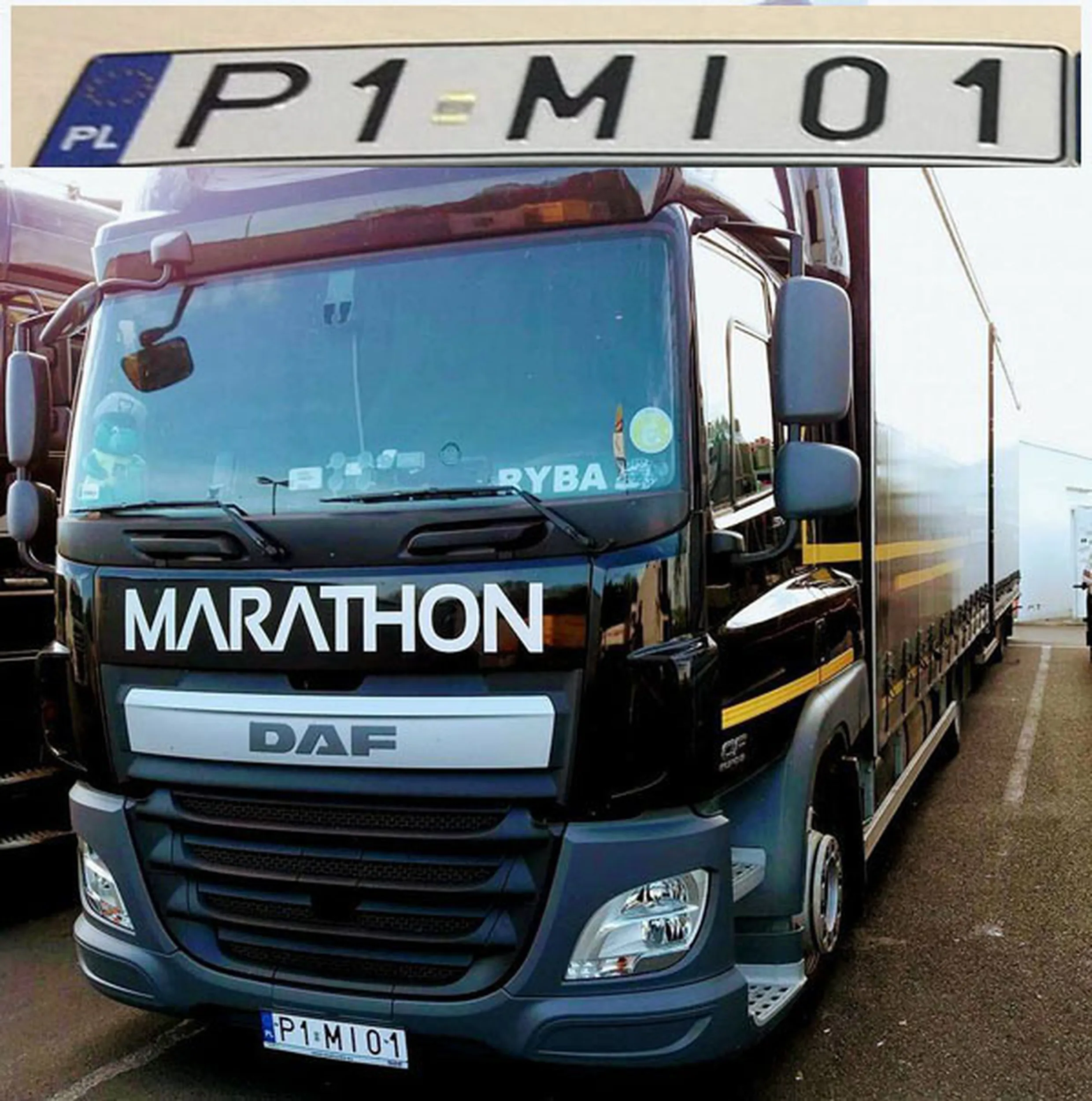 Fajny numer, blacha P1 MI01