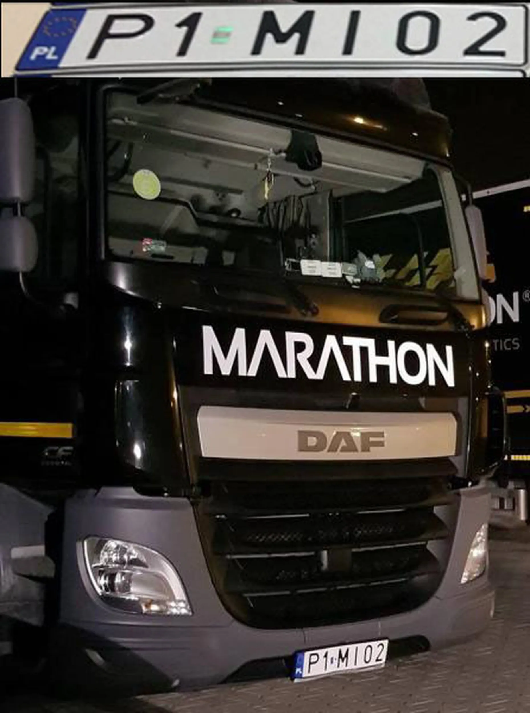 Fajny numer, blacha P1 MI02