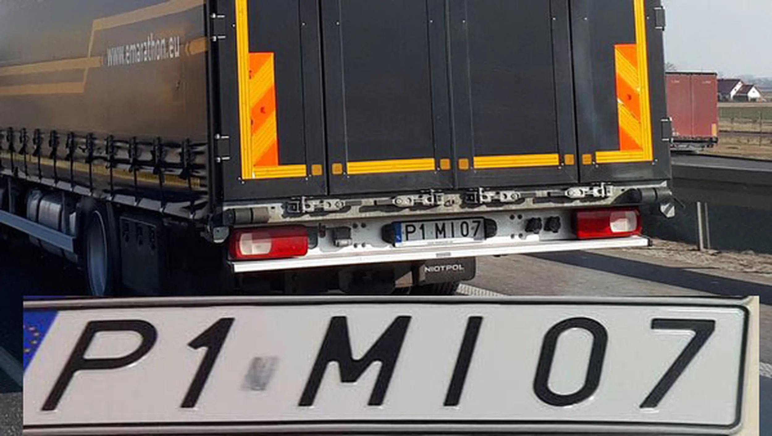 Fajny numer, blacha P1 MI07