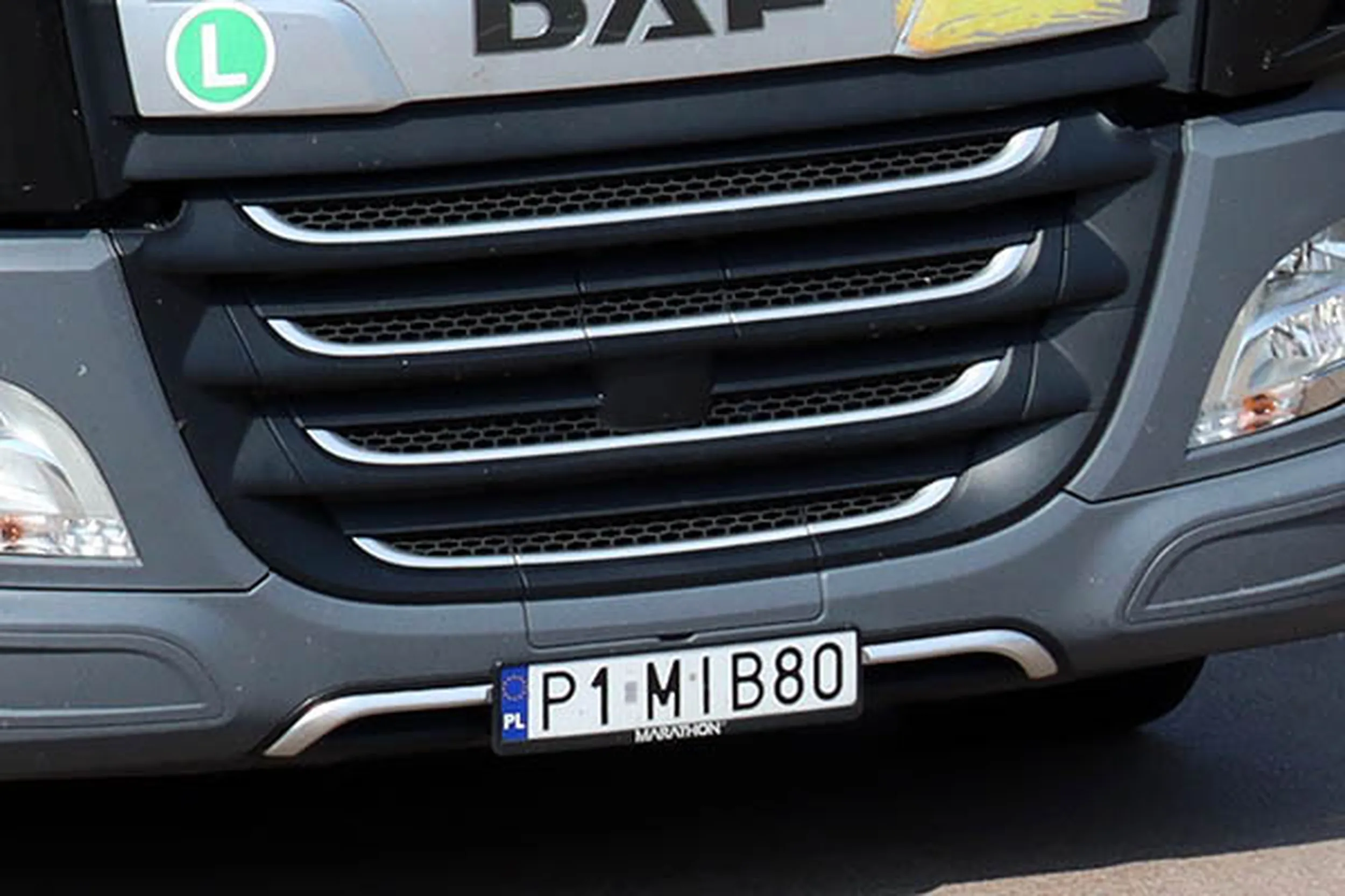 Fajny numer, blacha P1 MIB80