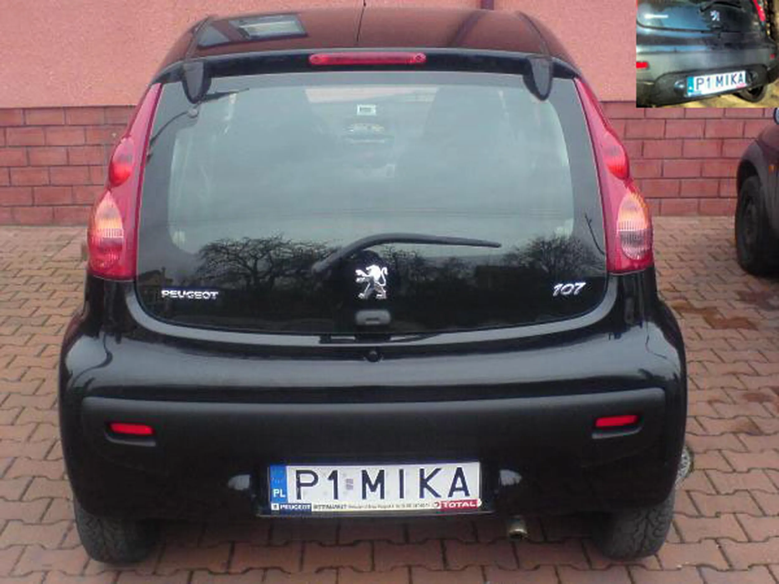 Fajny numer, blacha P1 MIKA