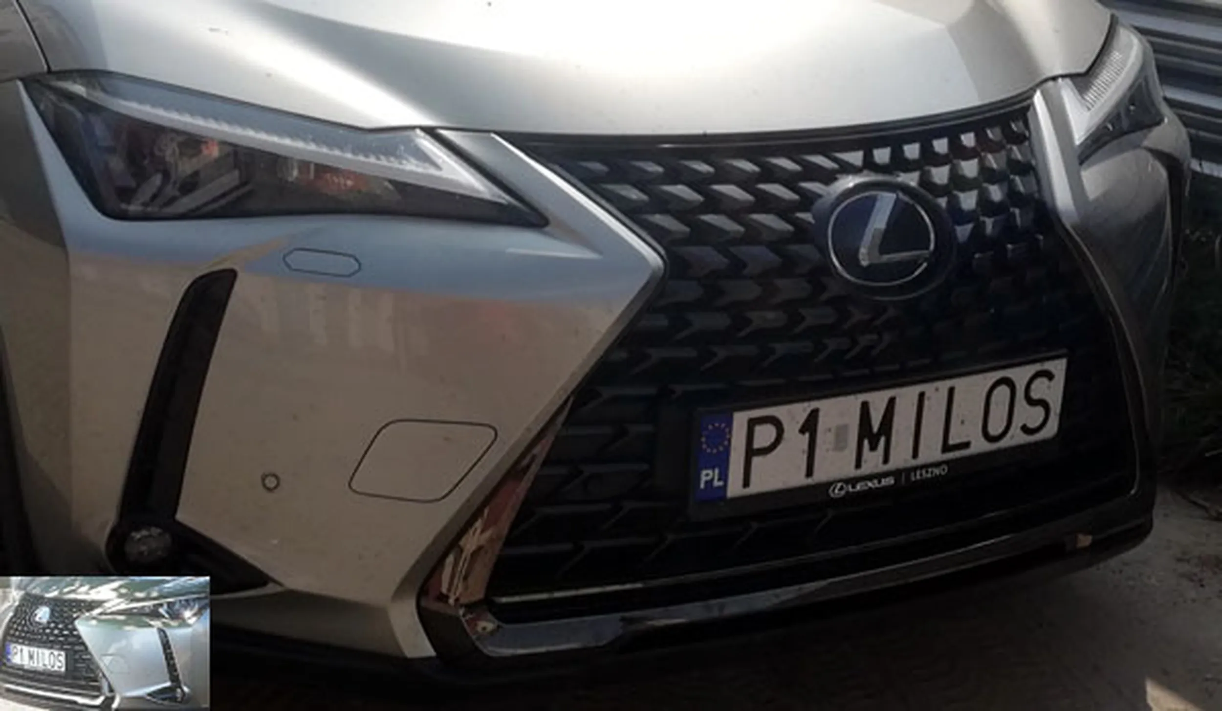 Fajny numer, blacha P1 MILOS