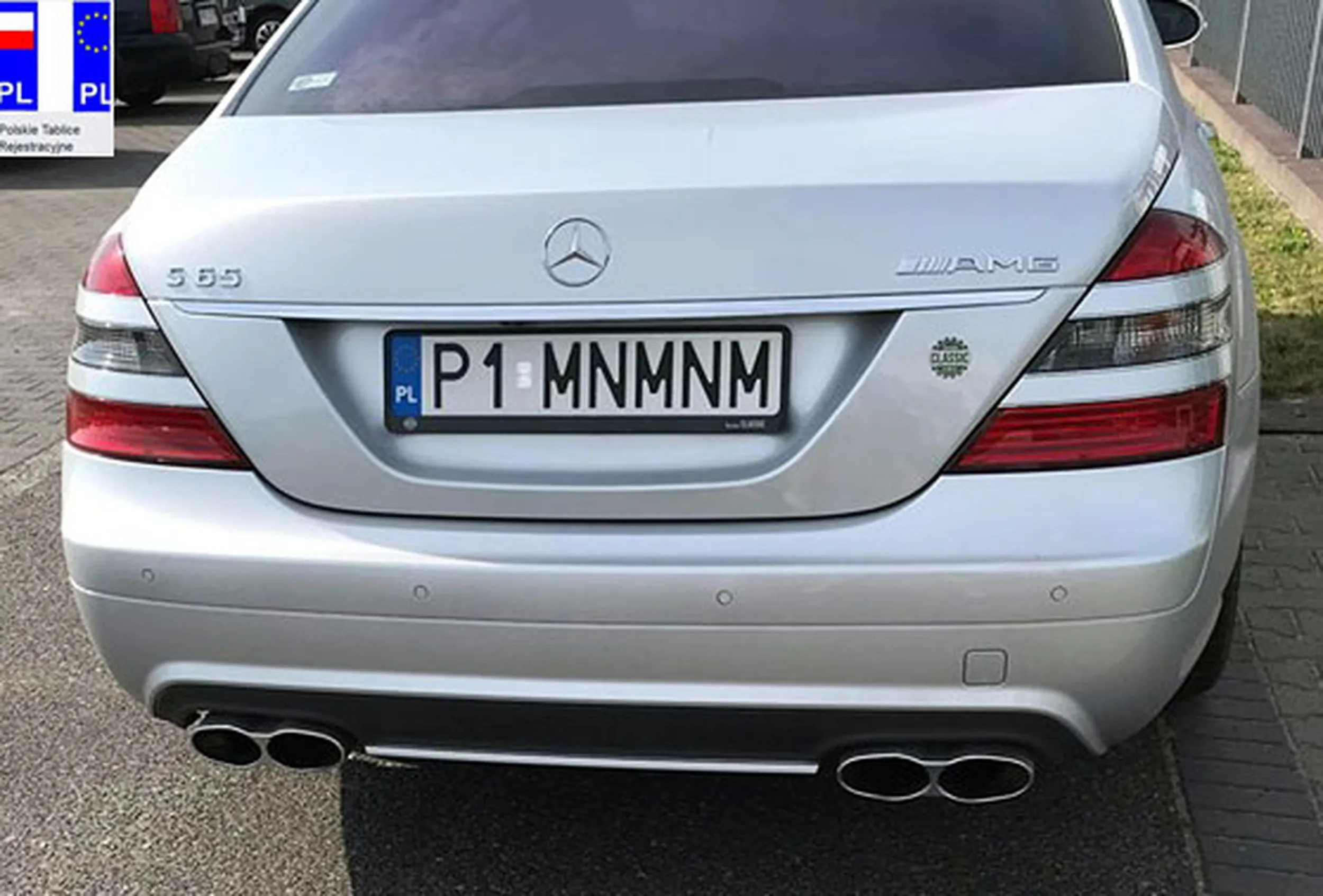 Fajny numer, blacha P1 MNMNM