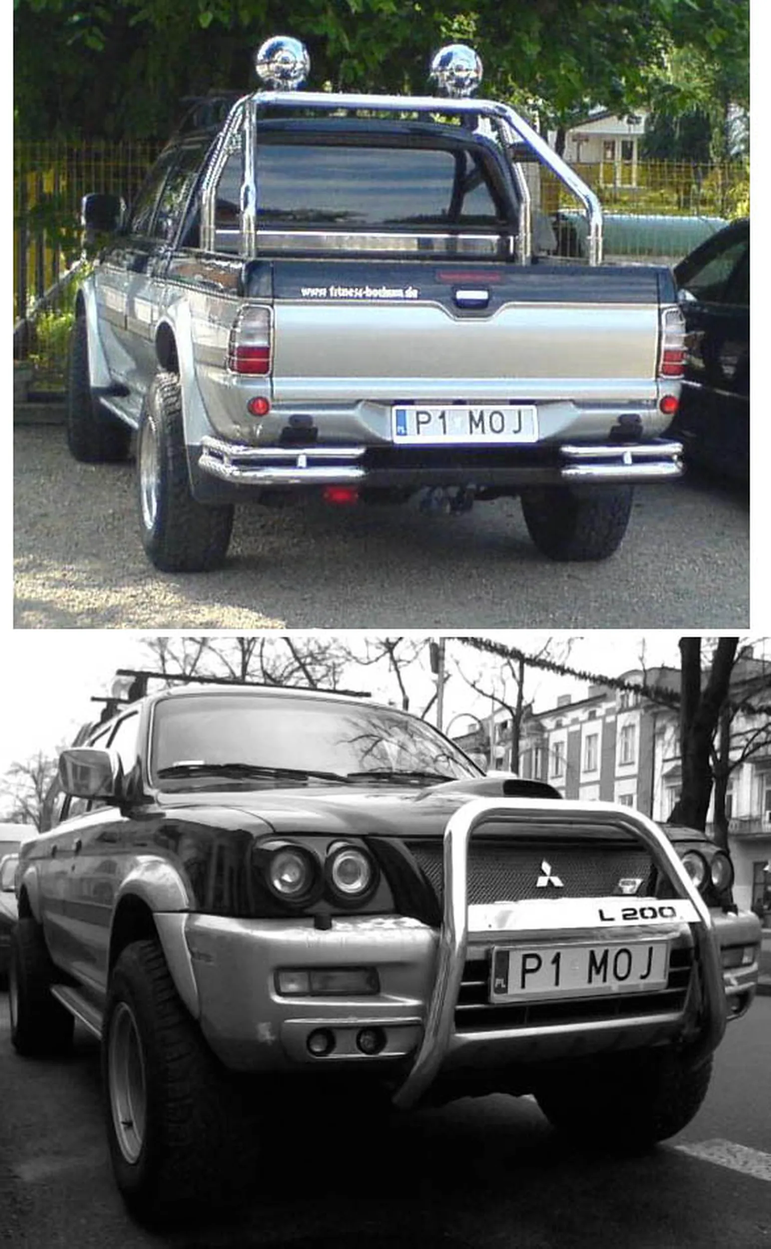 Fajny numer, blacha P1 MOJ