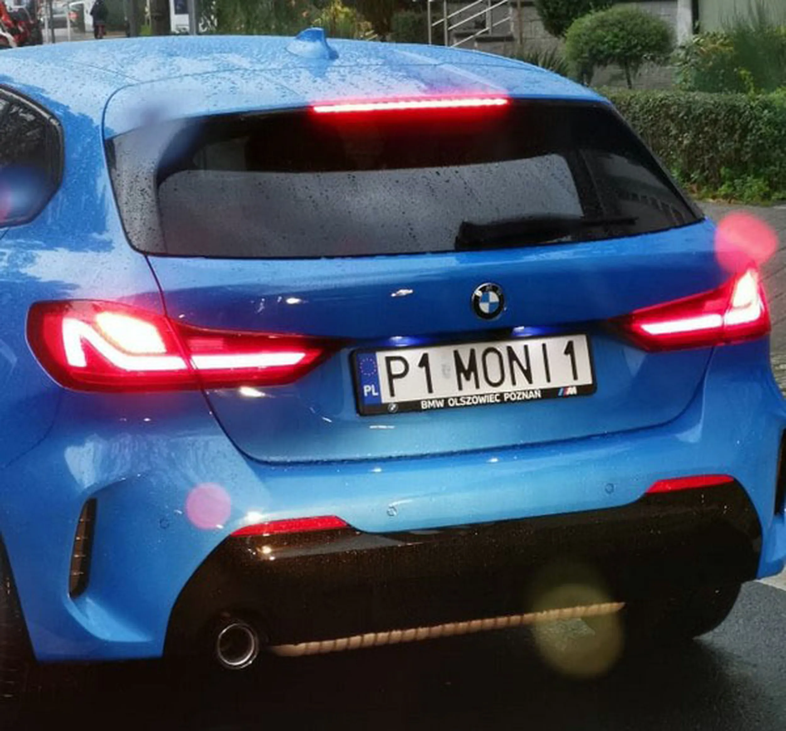 Fajny numer, blacha P1 MONI1