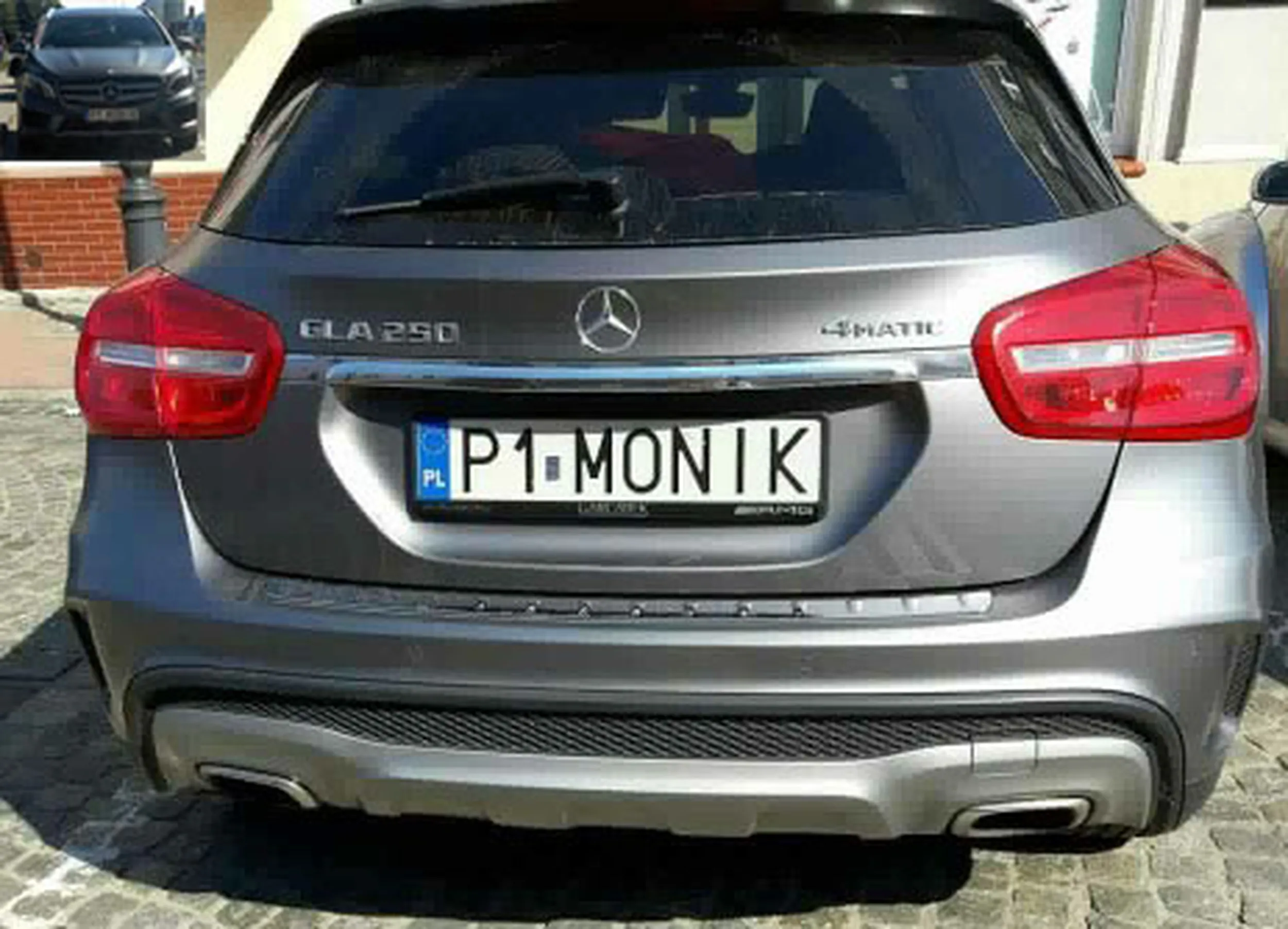 Fajny numer, blacha P1 MONIK