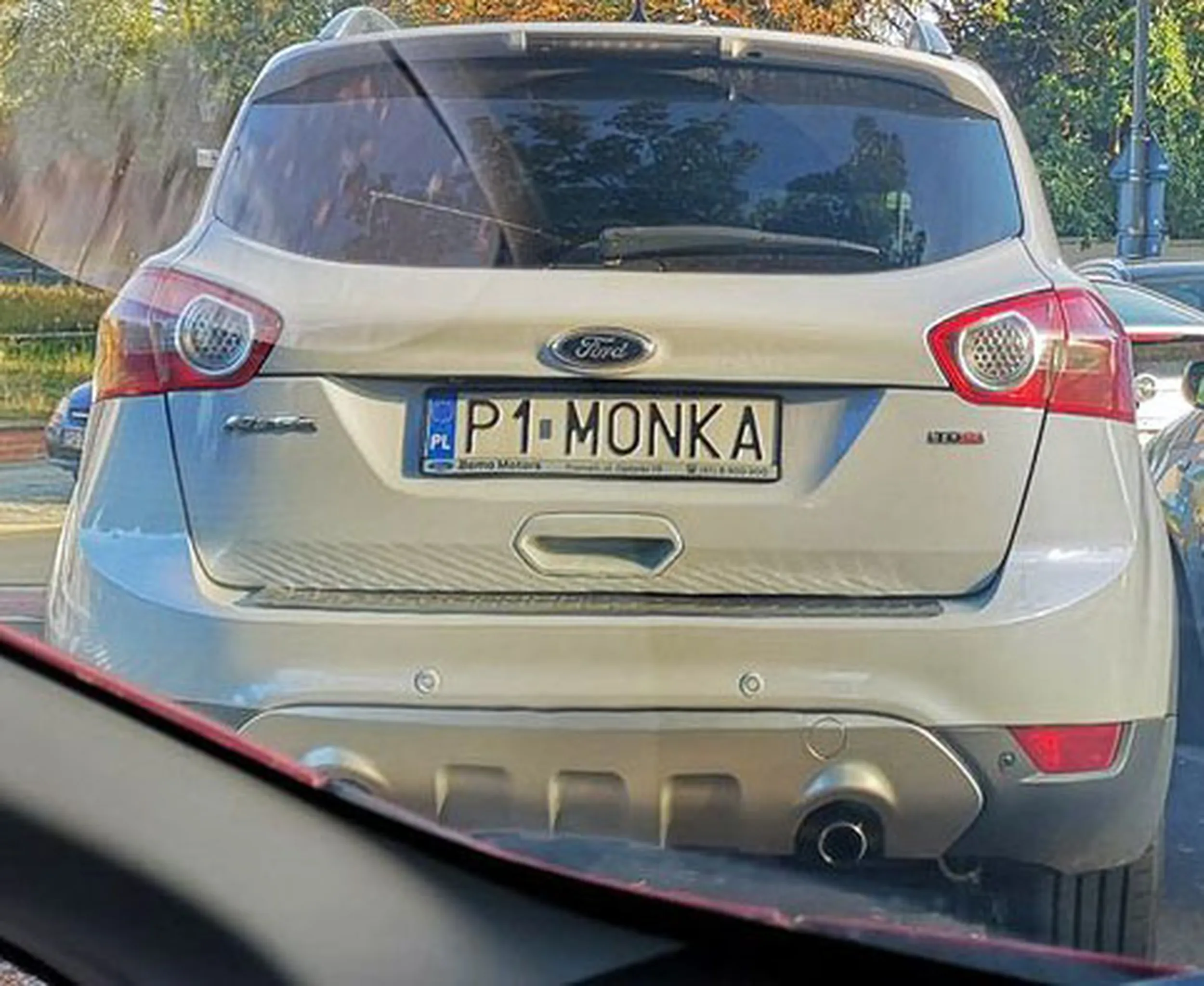 Fajny numer, blacha P1 MONKA