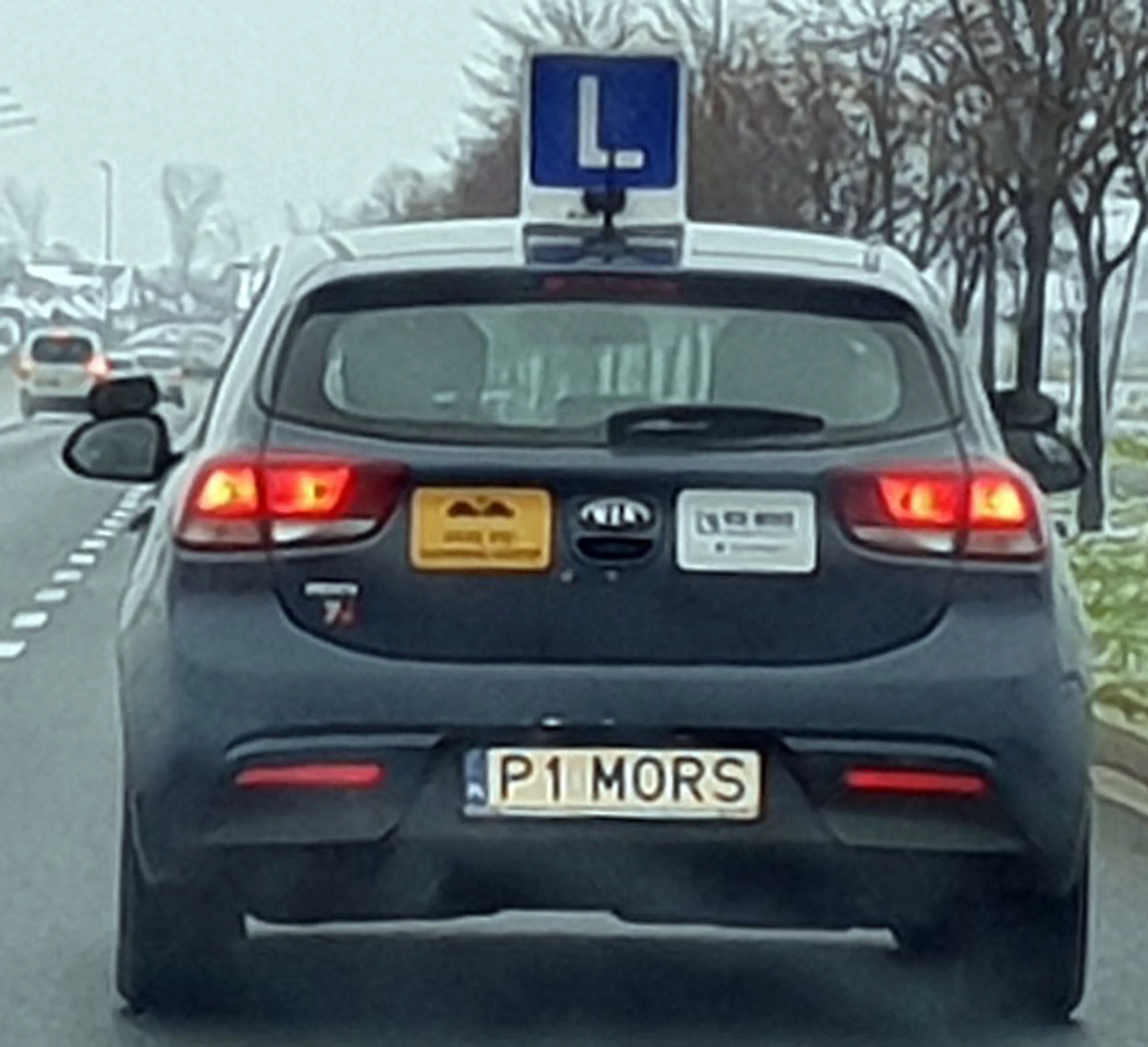 Fajny numer, blacha P1 MORS