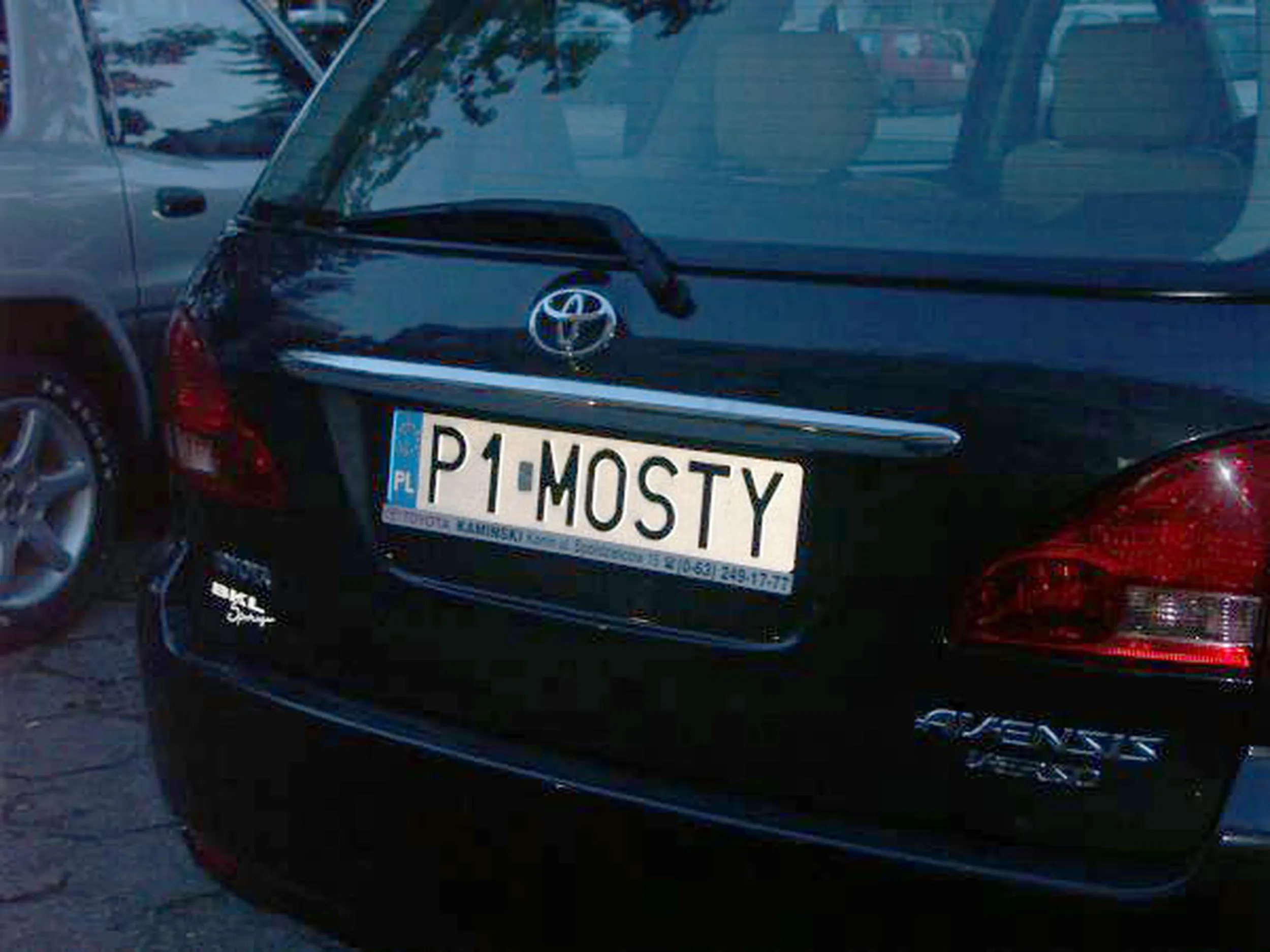 Fajny numer, blacha P1 MOSTY