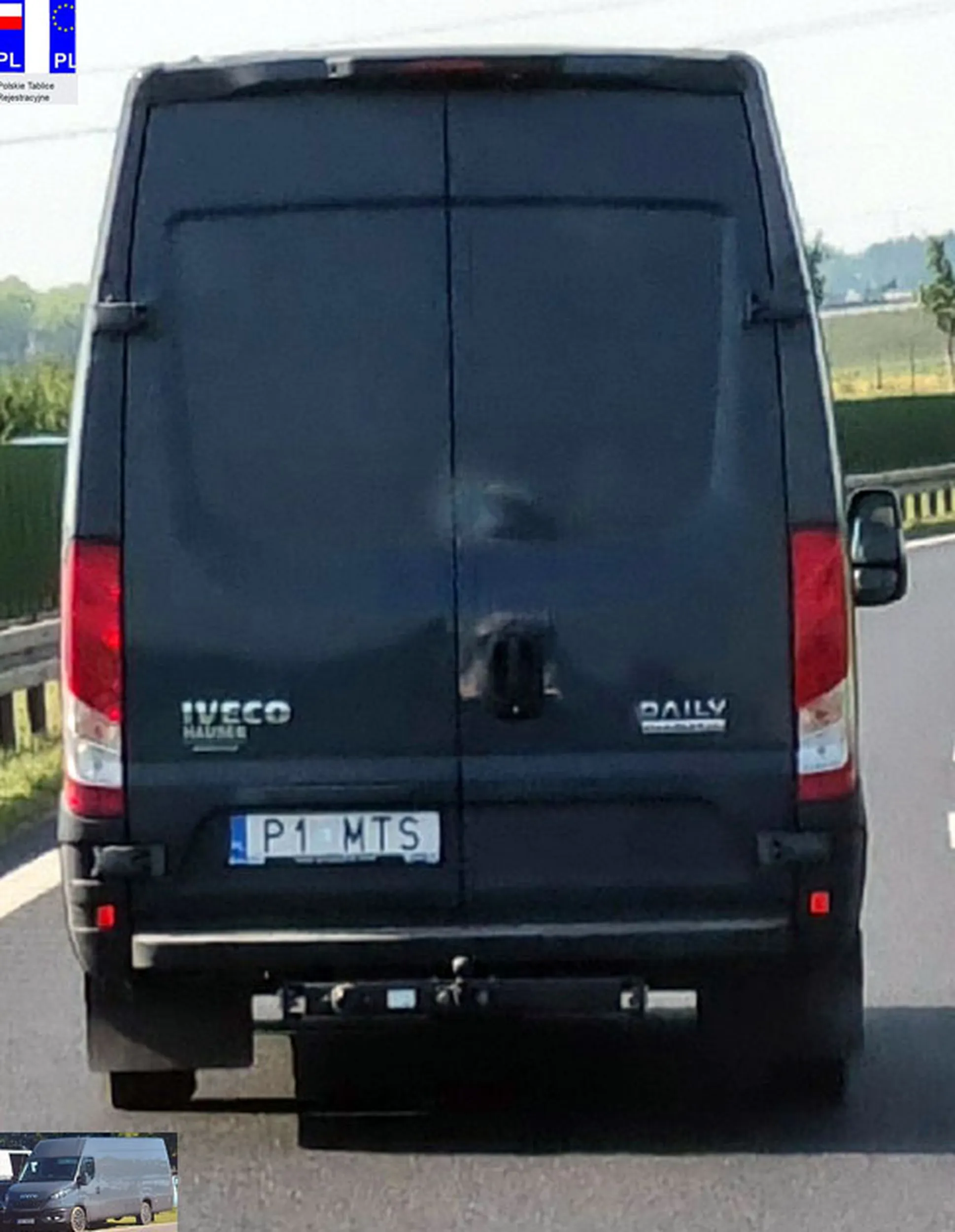 Fajny numer, blacha P1 MTS