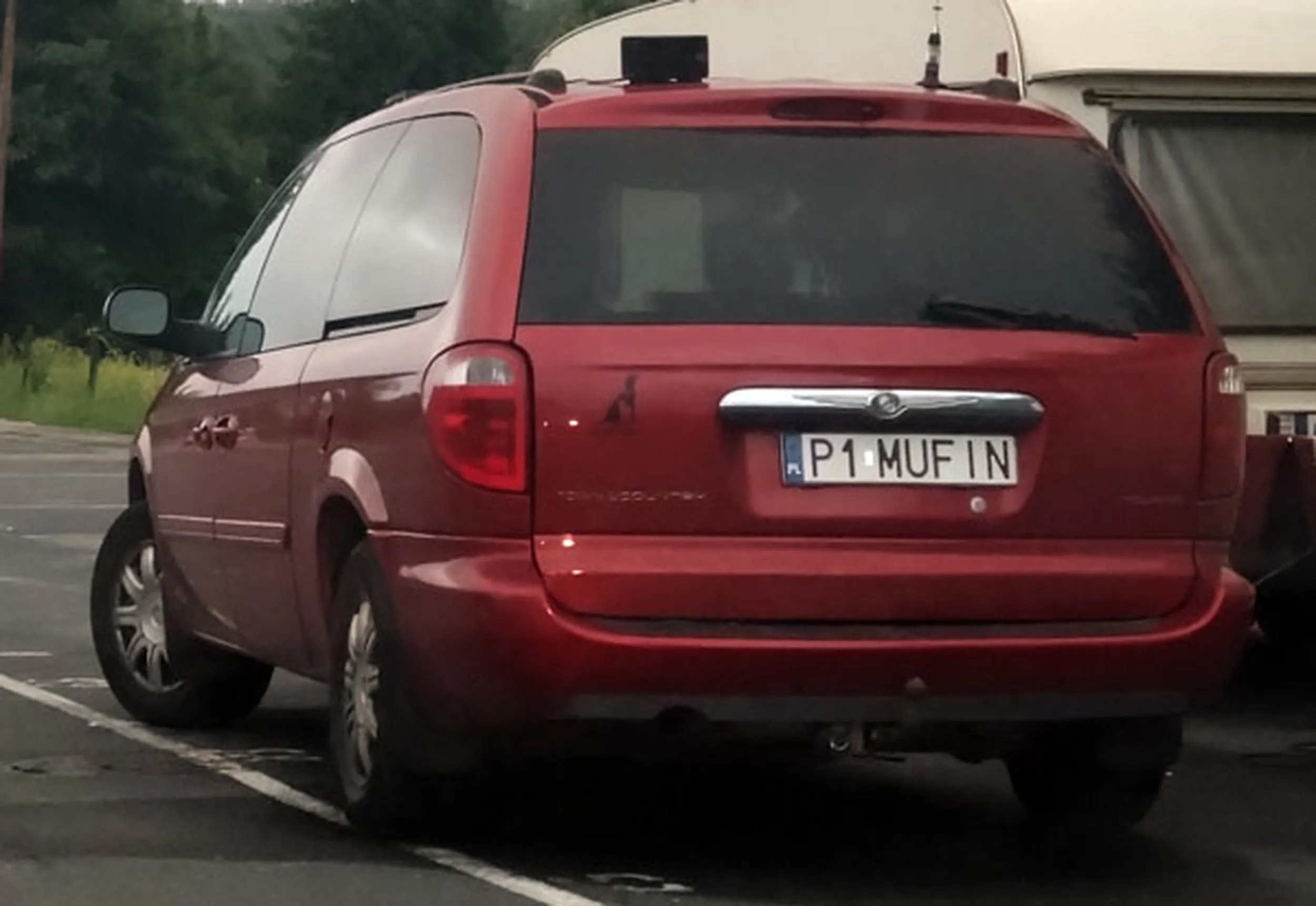 Fajny numer, blacha P1 MUFIN