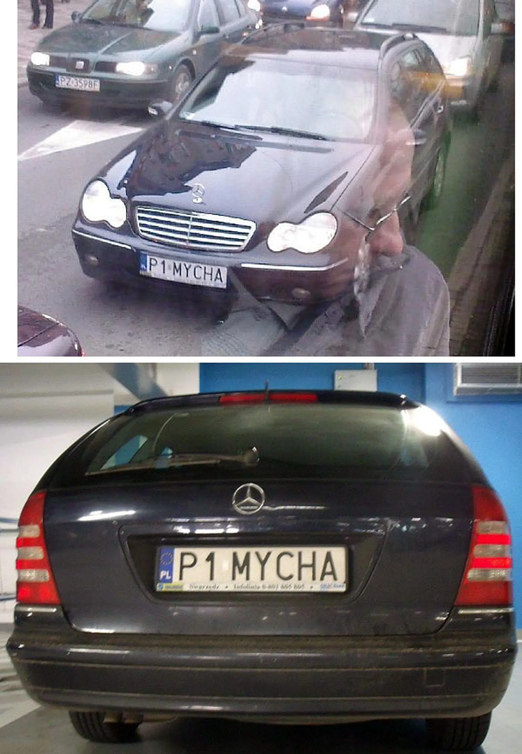 Fajny numer, blacha P1 MYCHA