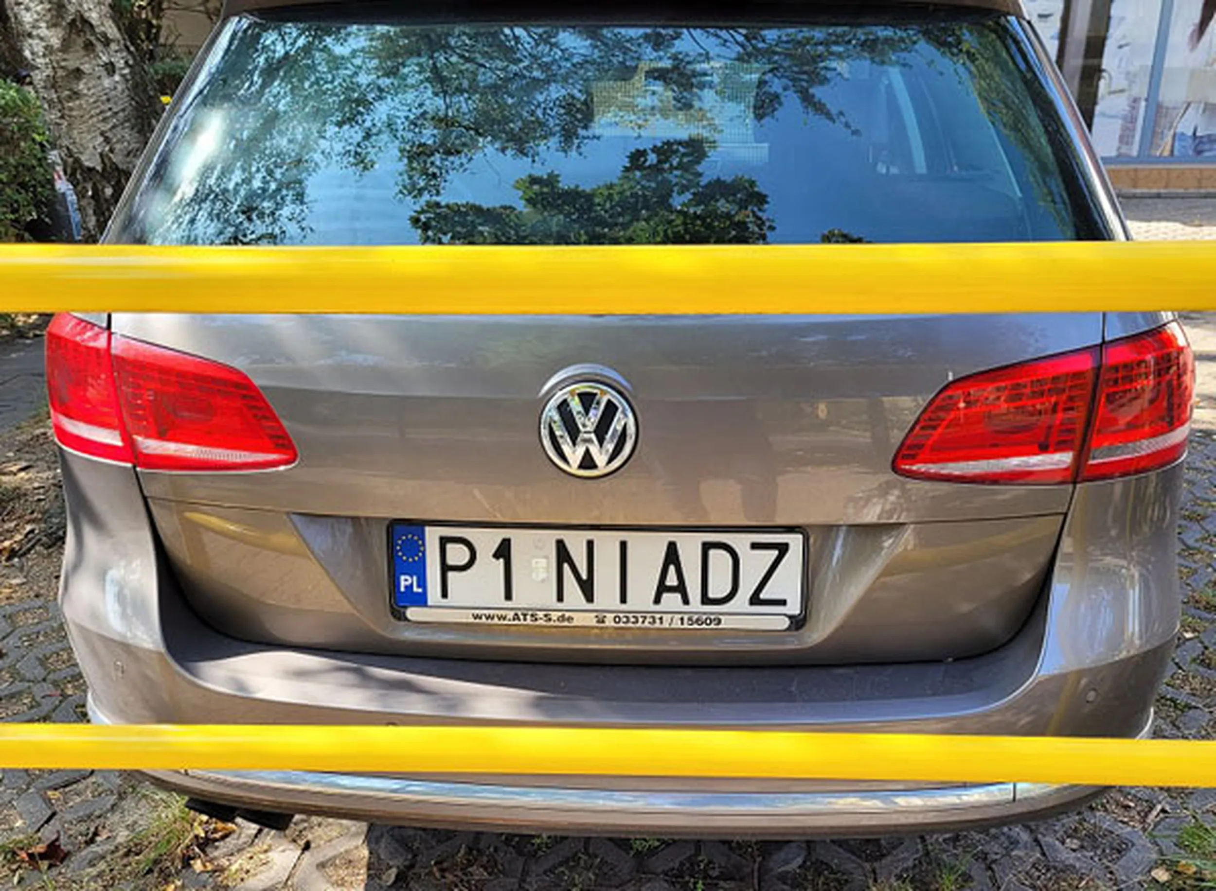 Fajny numer, blacha P1 NIADZ