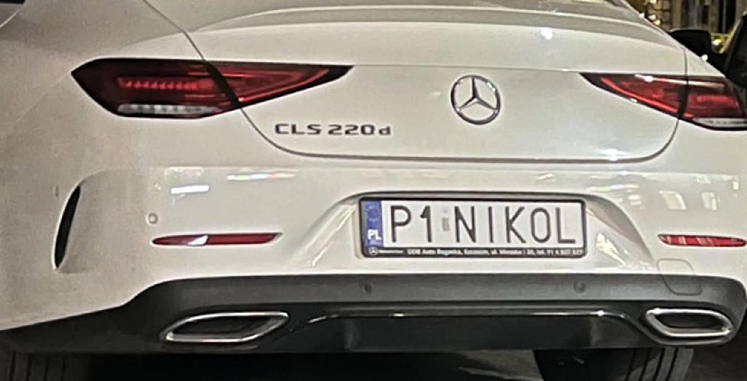 Fajny numer, blacha P1 NIKOL