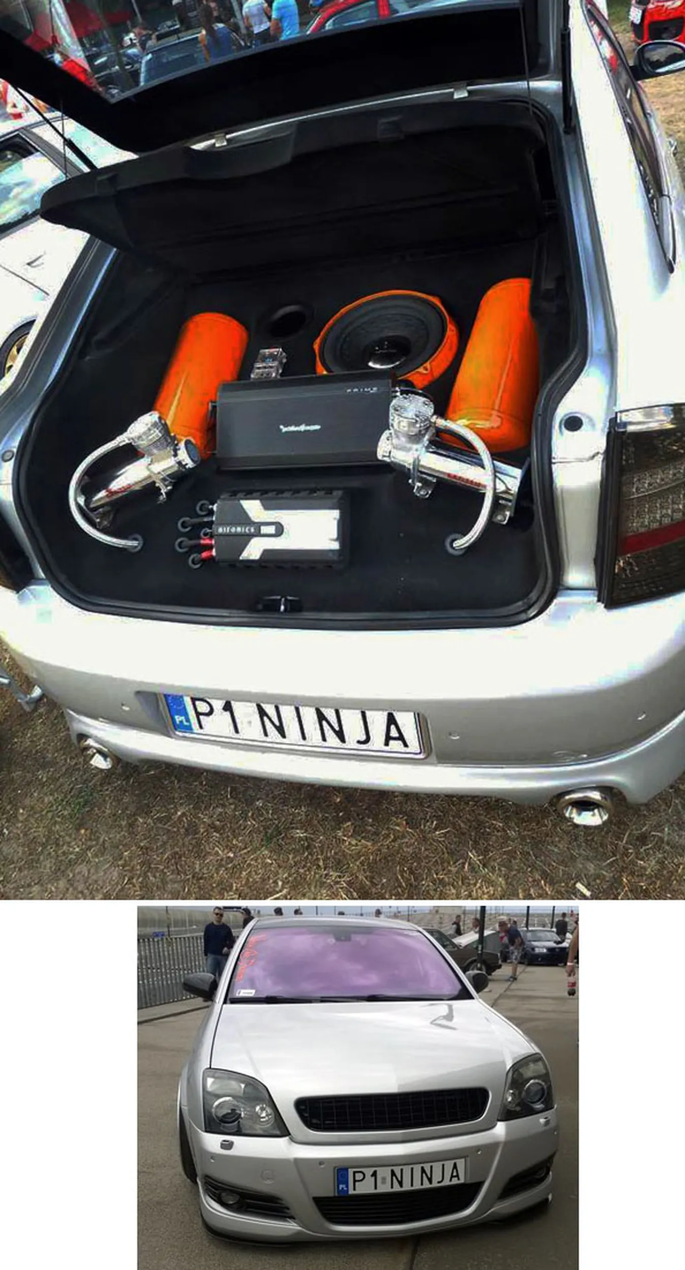 Fajny numer, blacha P1 NINJA