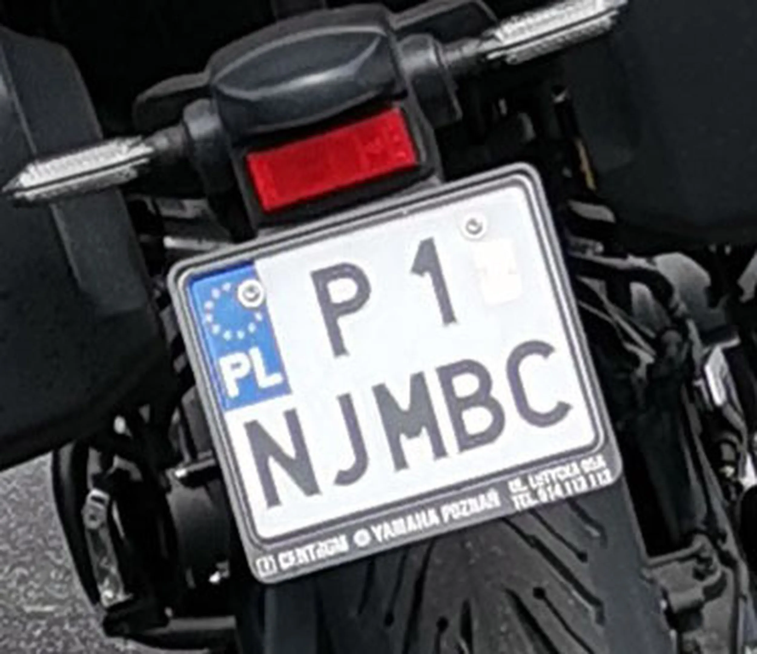 Fajny numer, blacha P1 NJMBC