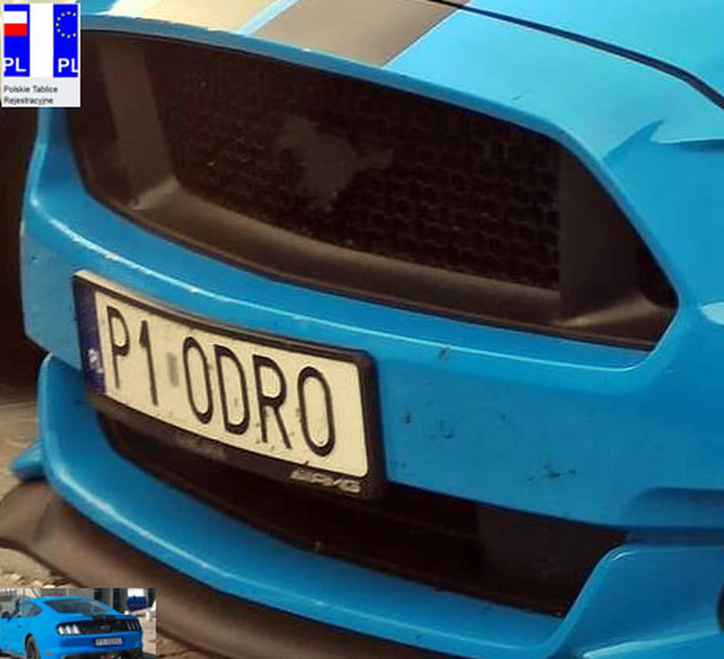 Fajny numer, blacha P1 ODRO