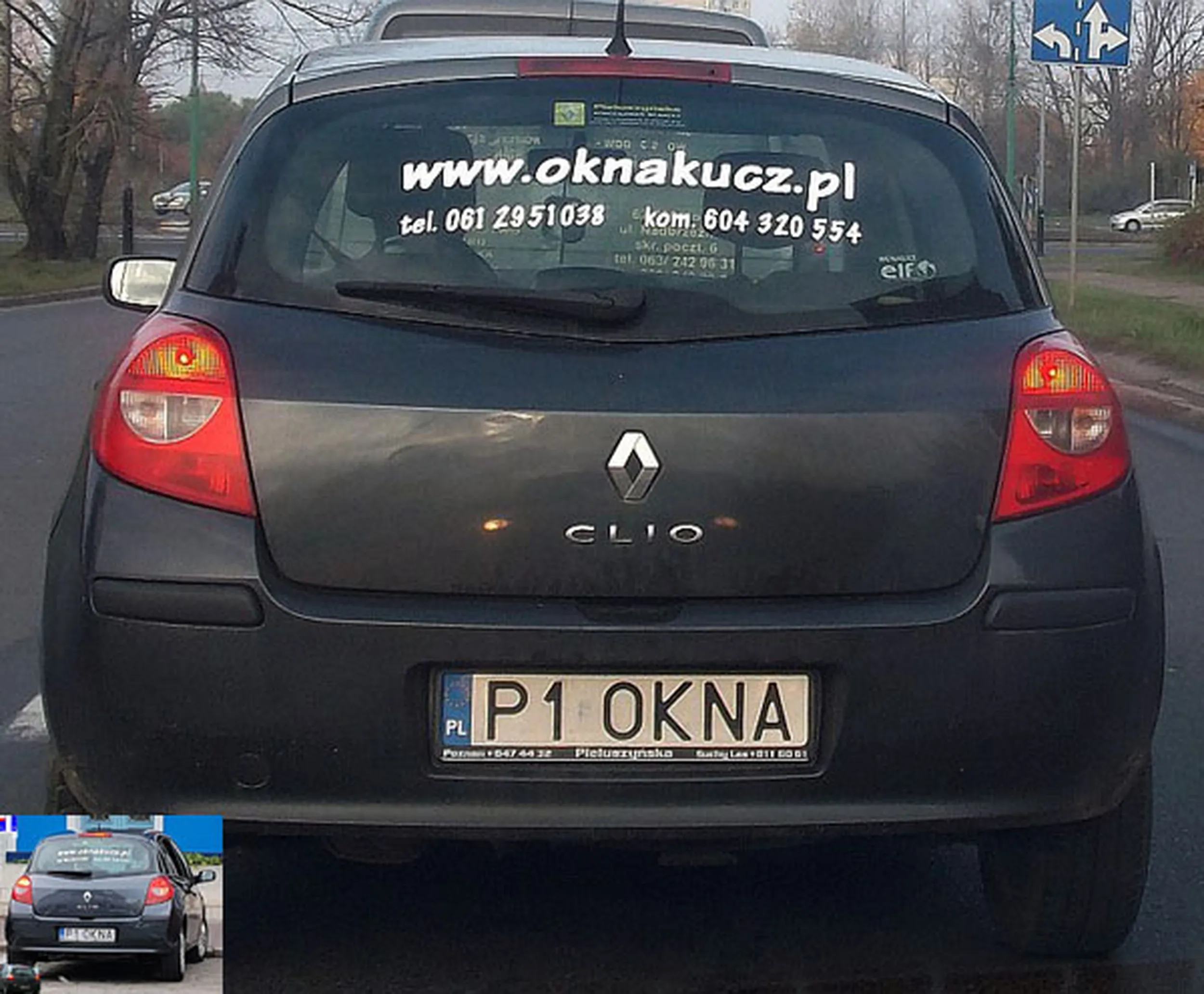 Fajny numer, blacha P1 OKNA