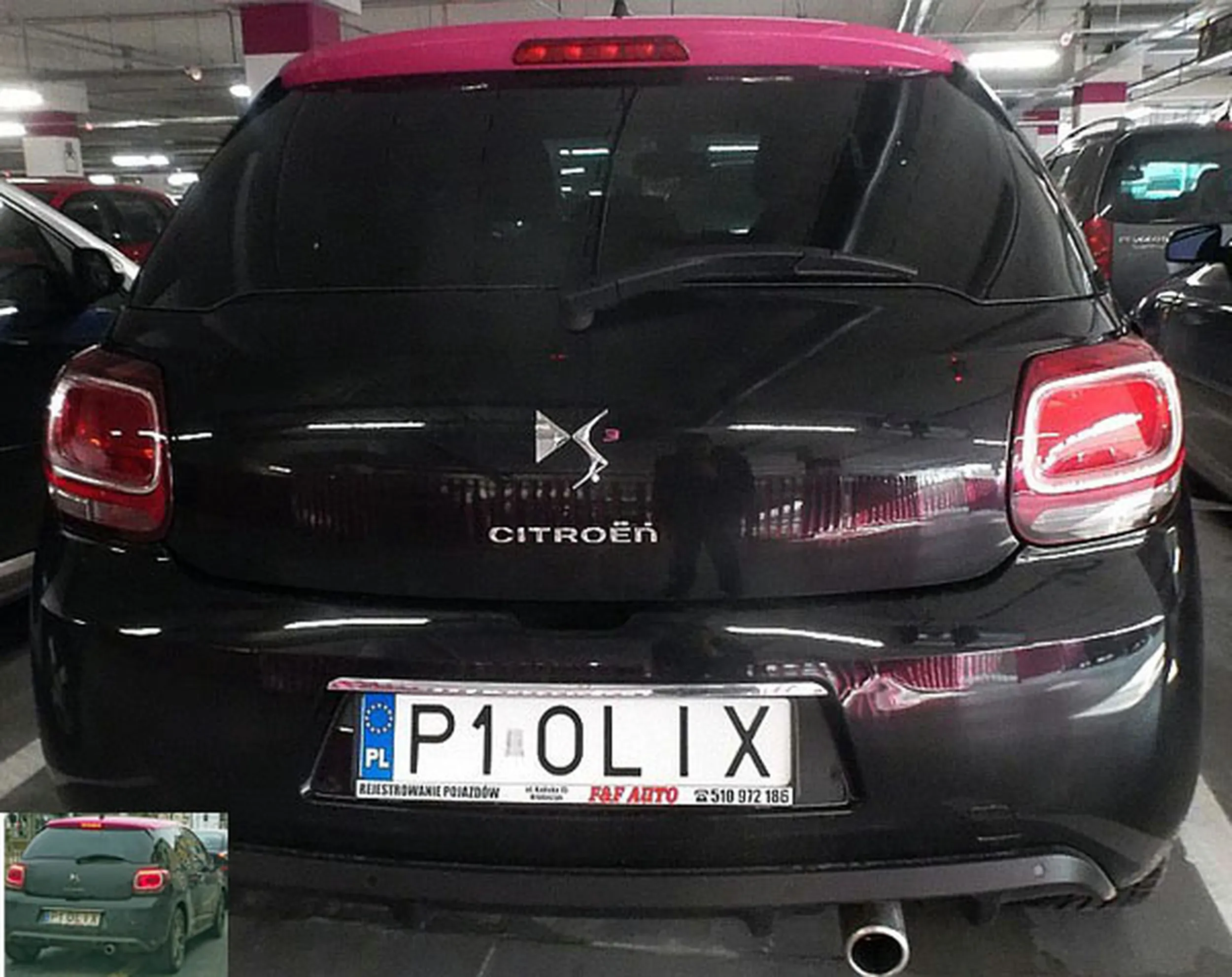 Fajny numer, blacha P1 OLIX