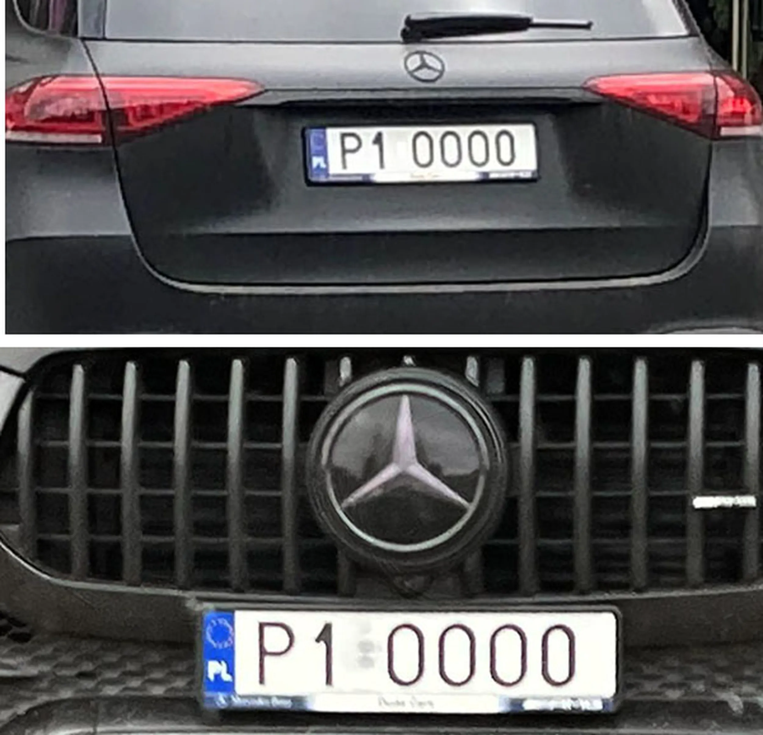 Fajny numer, blacha P1 OOO0